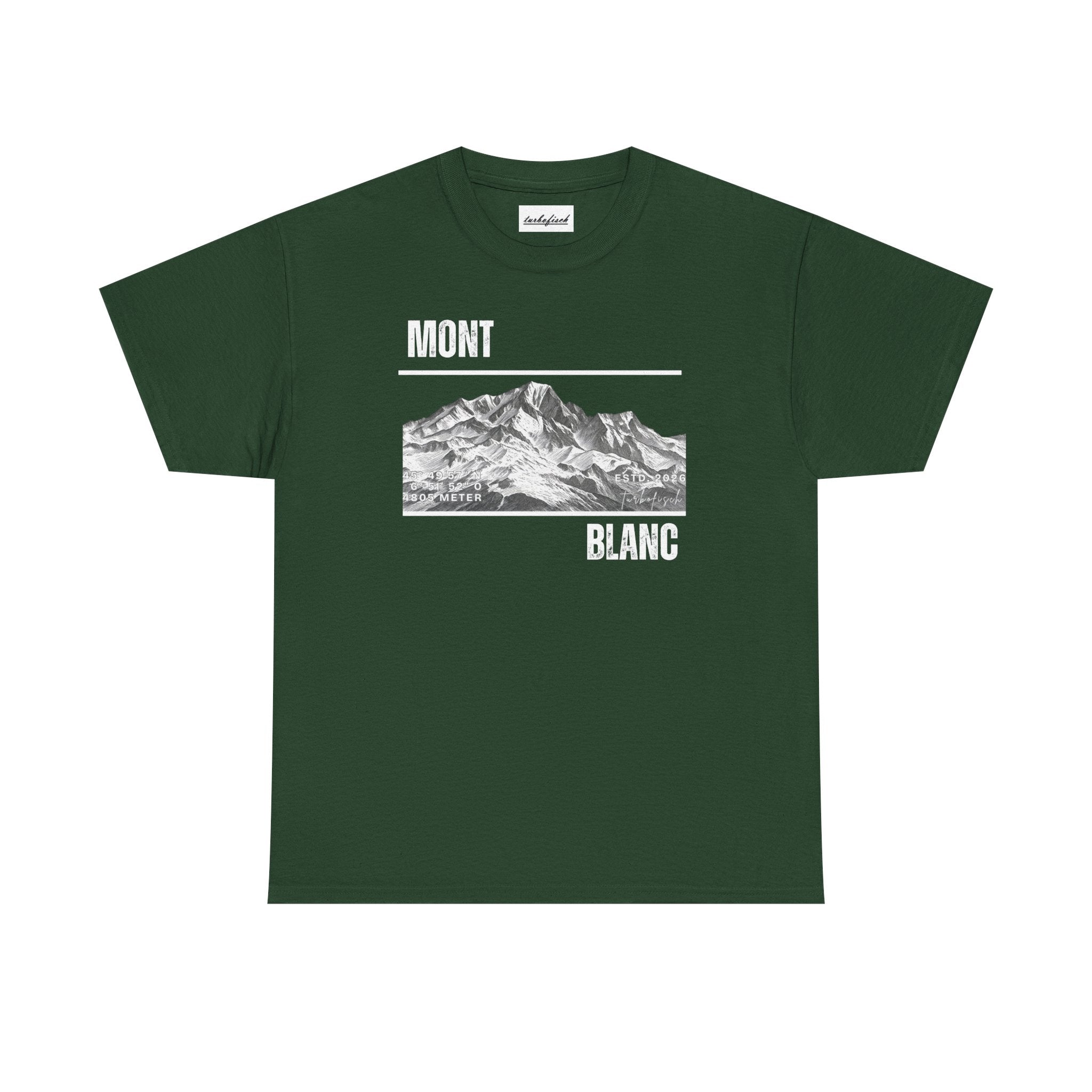 Mont Blanc Mountain Tee — Vintage- Hiking- Mountain- T-Shirt