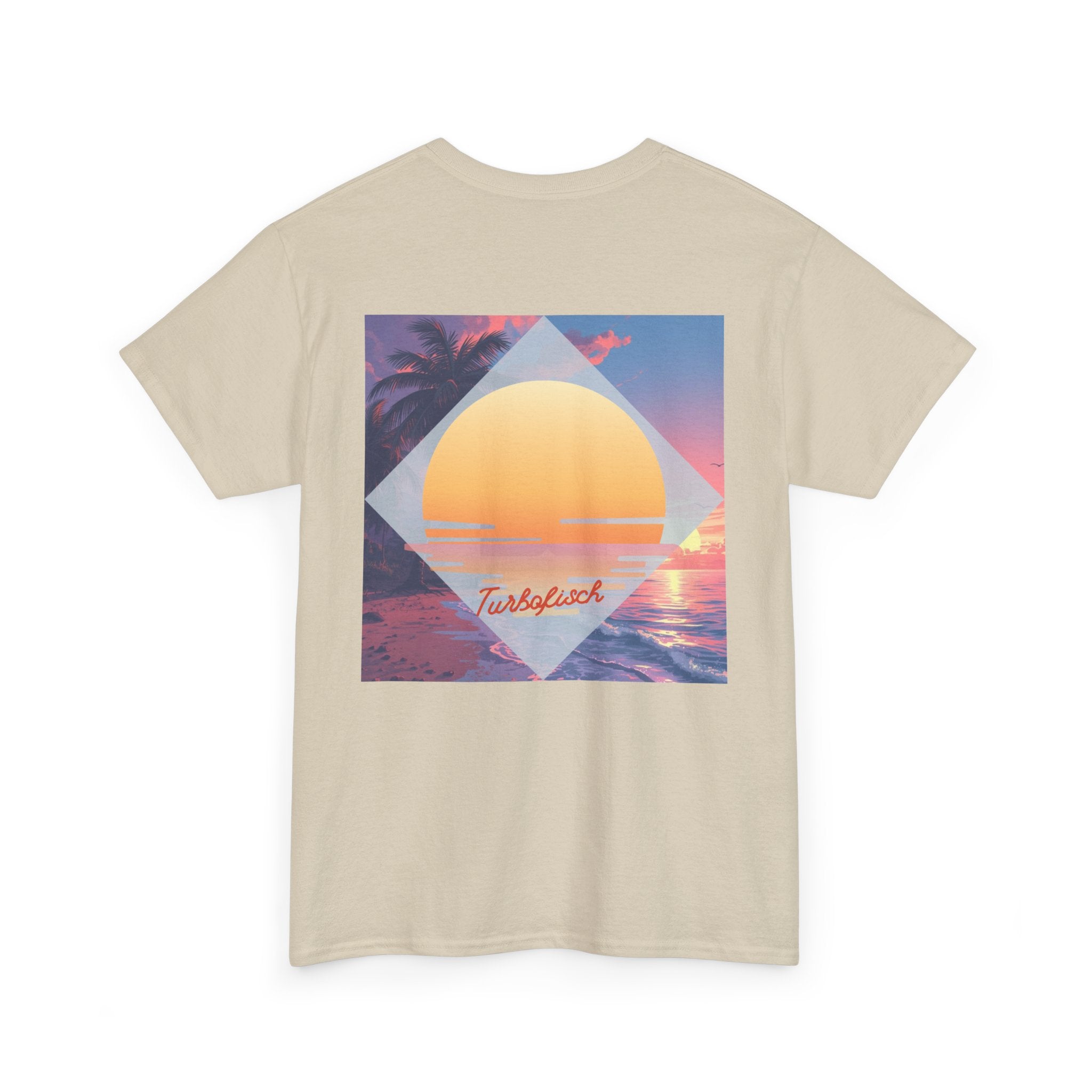 Beach Cross- T-Shirt — Sunset Palm Arrow - Tee