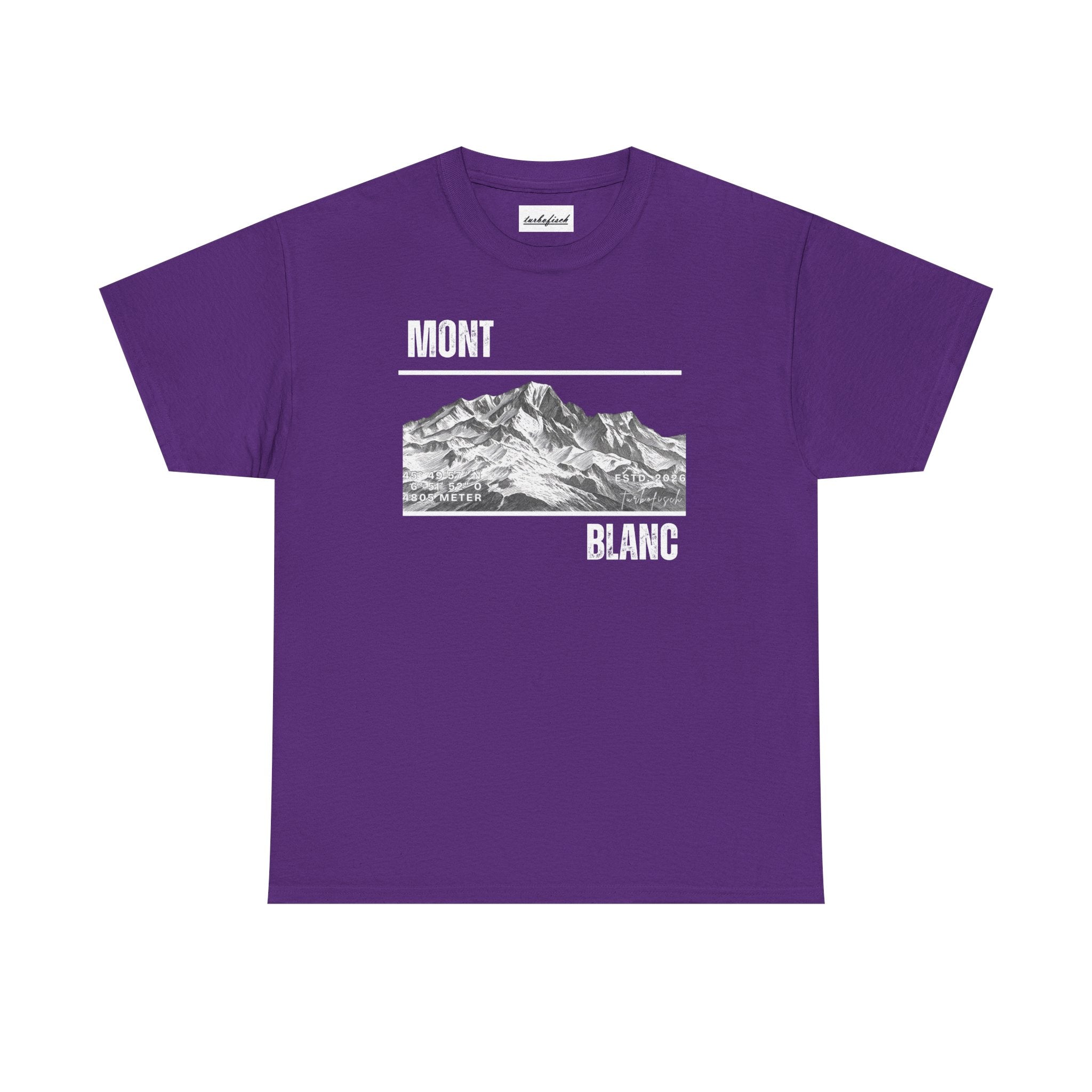 Mont Blanc Mountain Tee — Vintage- Hiking- Mountain- T-Shirt