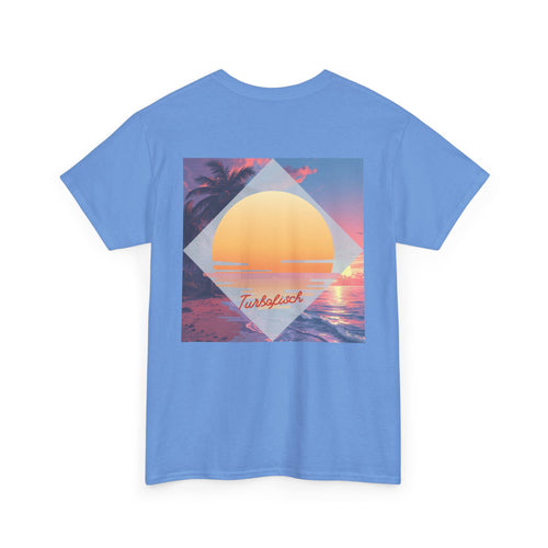 Beach Cross- T-Shirt — Sunset Palm Arrow - Tee