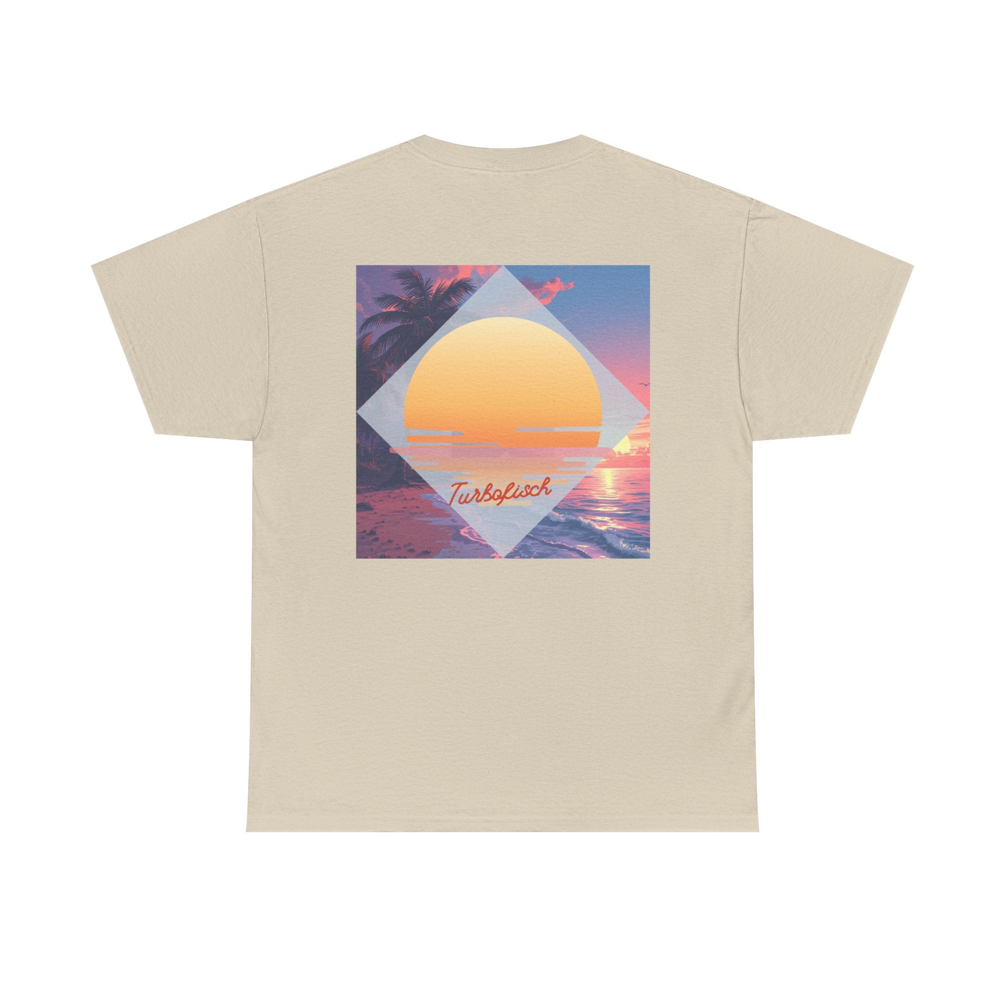 Beach Cross- T-Shirt — Sunset Palm Arrow - Tee
