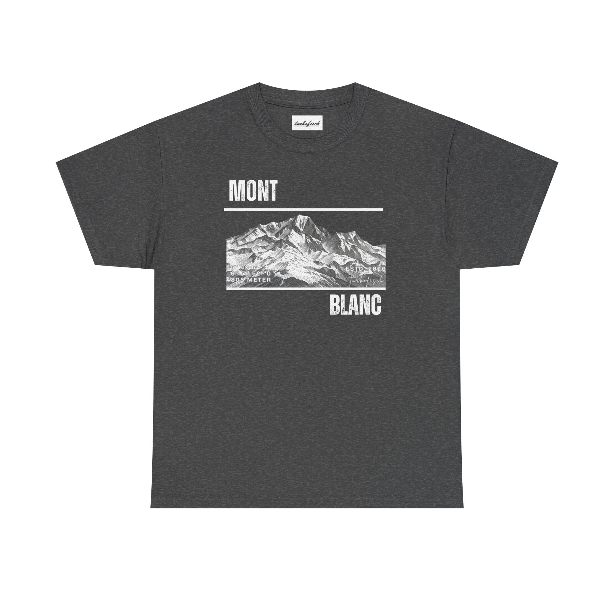 Mont Blanc Mountain Tee — Vintage- Hiking- Mountain- T-Shirt