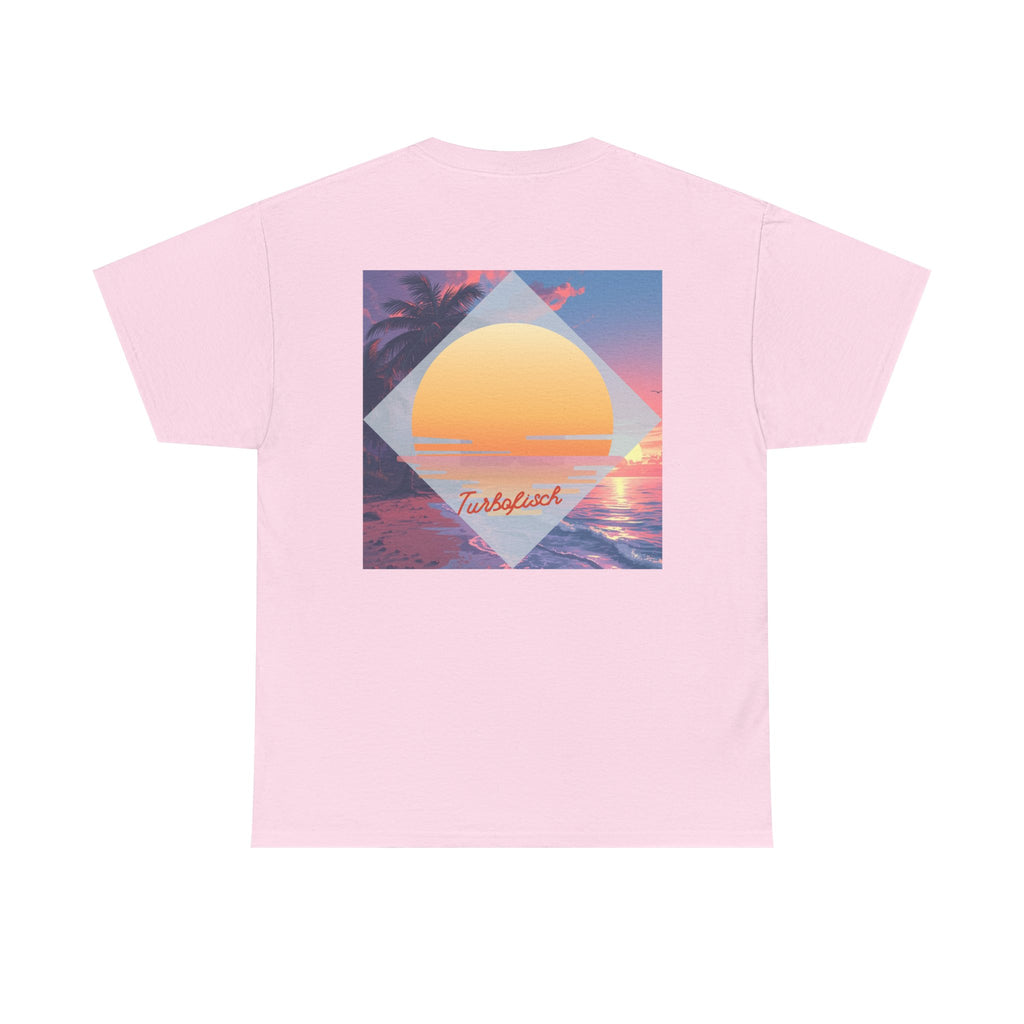 Beach Cross- T-Shirt — Sunset Palm Arrow - Tee