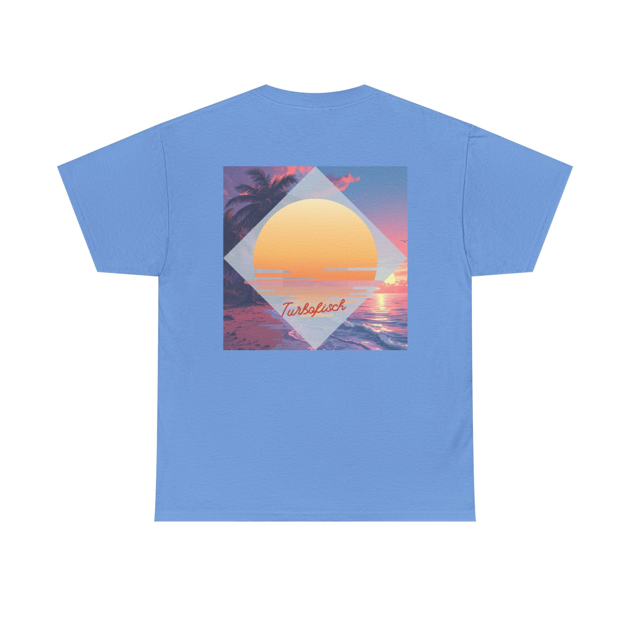 Beach Cross- T-Shirt — Sunset Palm Arrow - Tee