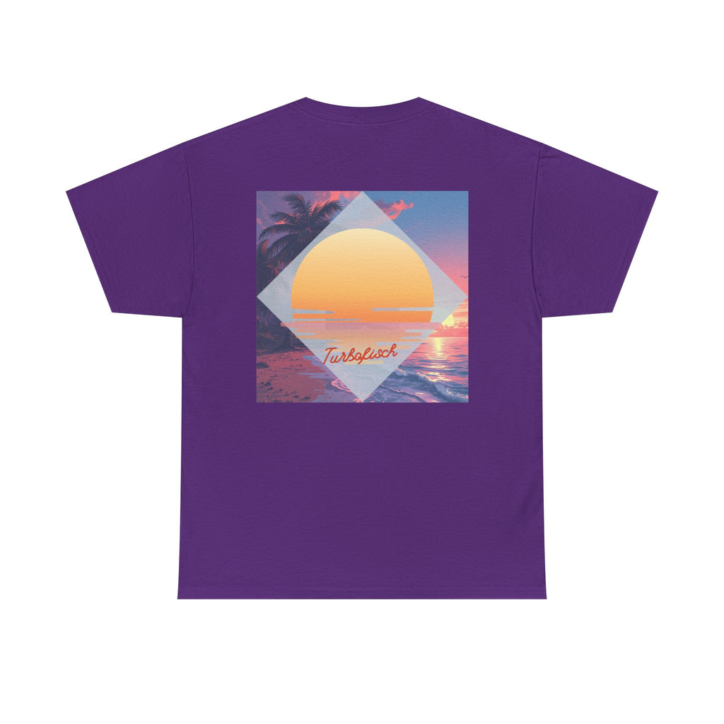 Beach Cross- T-Shirt — Sunset Palm Arrow - Tee