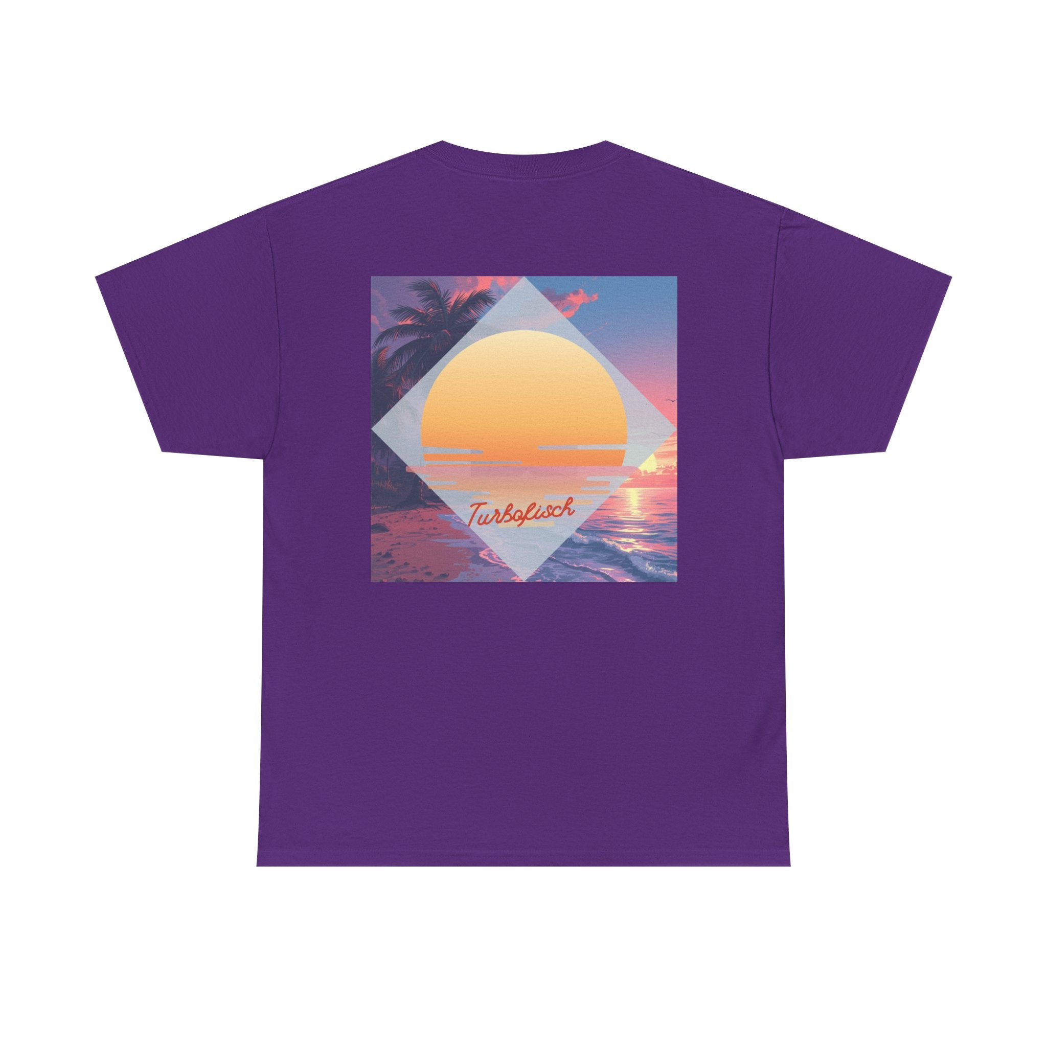 Beach Cross- T-Shirt — Sunset Palm Arrow - Tee