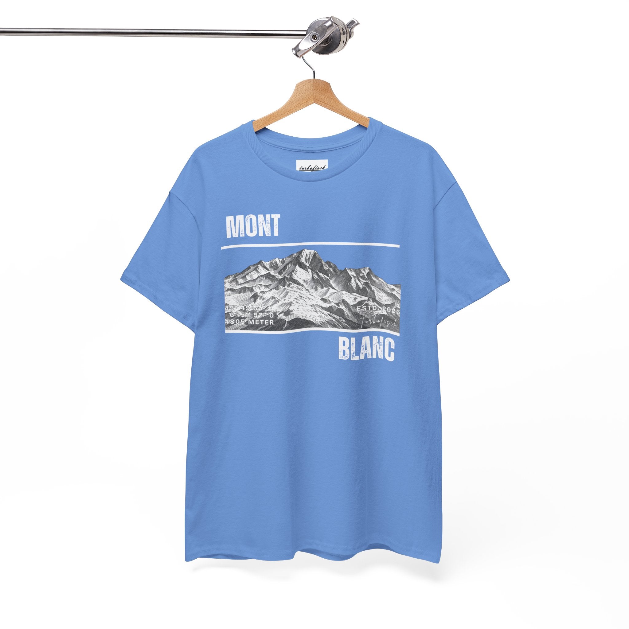 Mont Blanc Mountain Tee — Vintage- Hiking- Mountain- T-Shirt