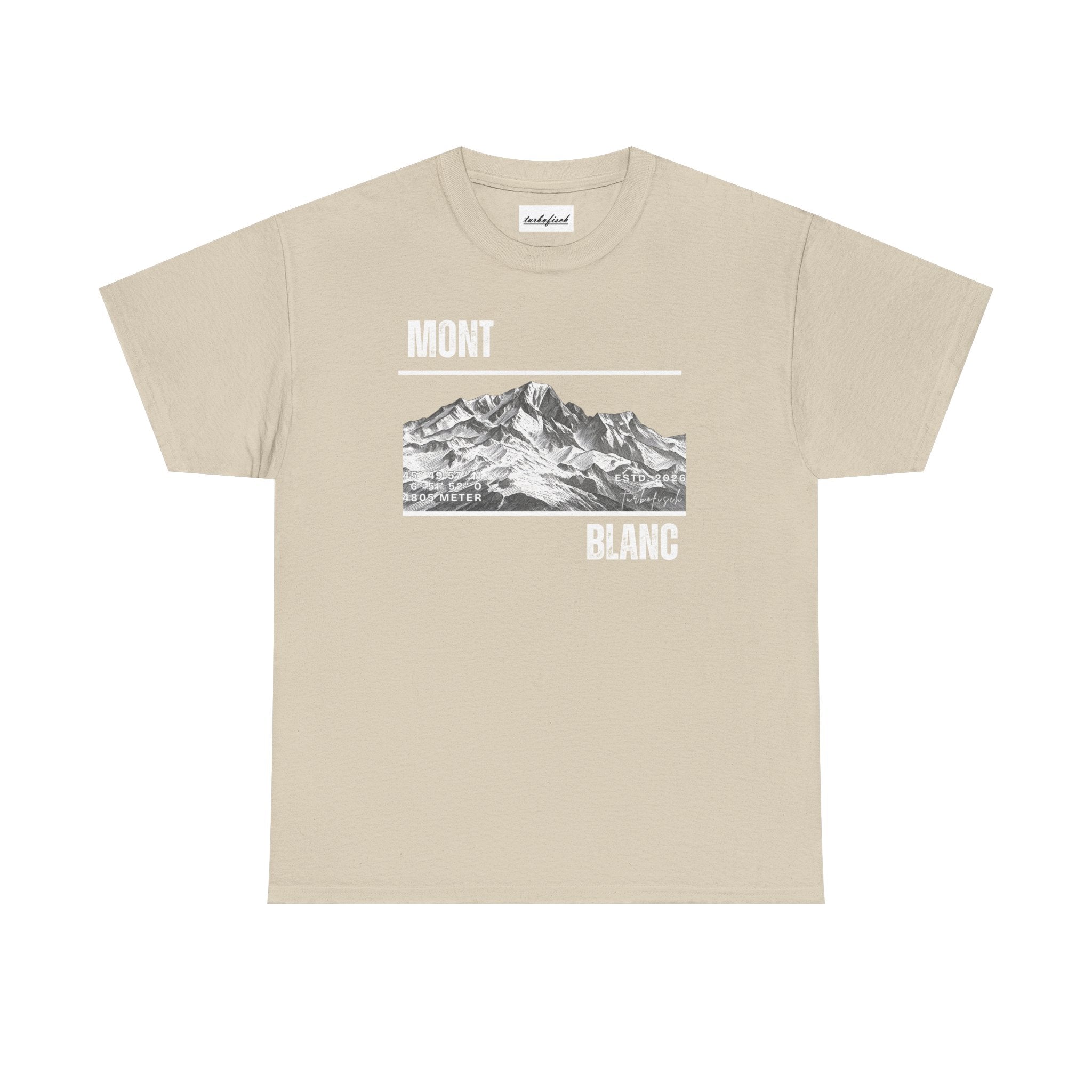 Mont Blanc Mountain Tee — Vintage- Hiking- Mountain- T-Shirt