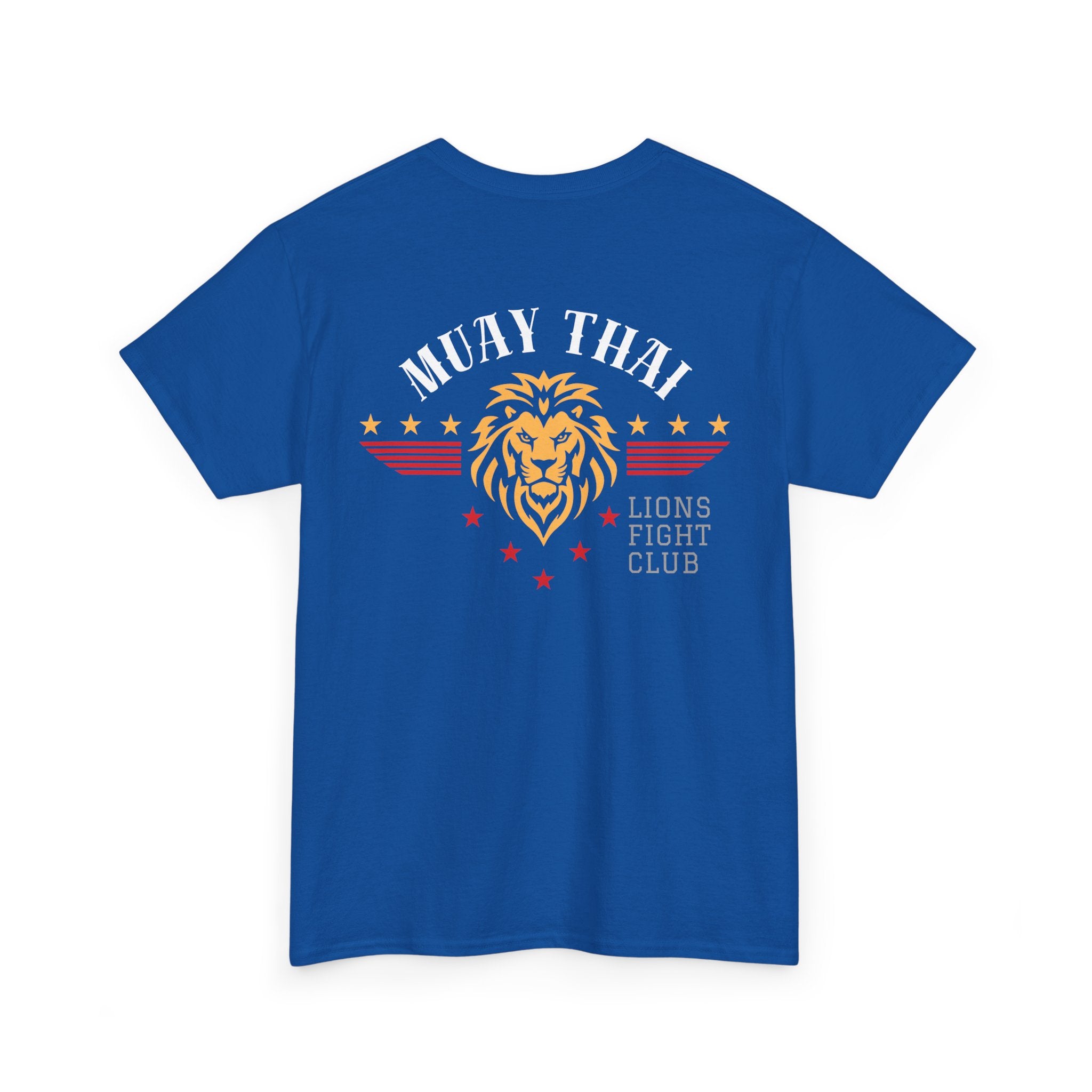 Lions Fight Club Tee — Vintage- Lion- Muay Thai- Back Print