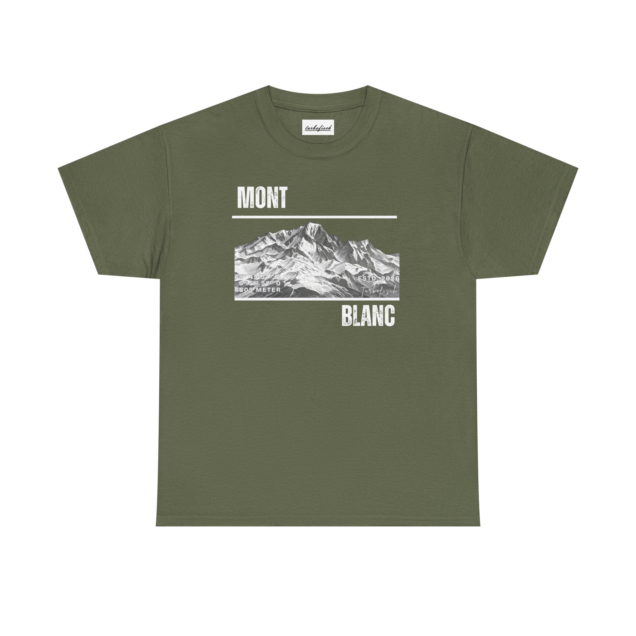 Mont Blanc Mountain Tee — Vintage- Hiking- Mountain- T-Shirt