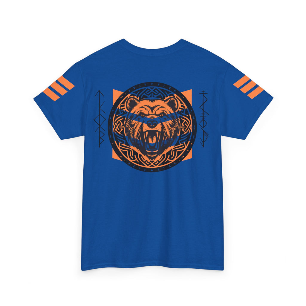 Viking Bear Tee — Orange Viking Bear Graphic T‑Shirt