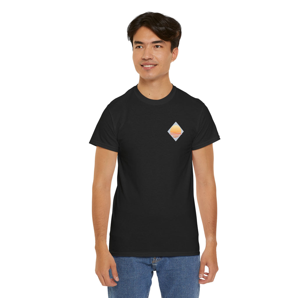 Beach Cross- T-Shirt — Sunset Palm Arrow - Tee