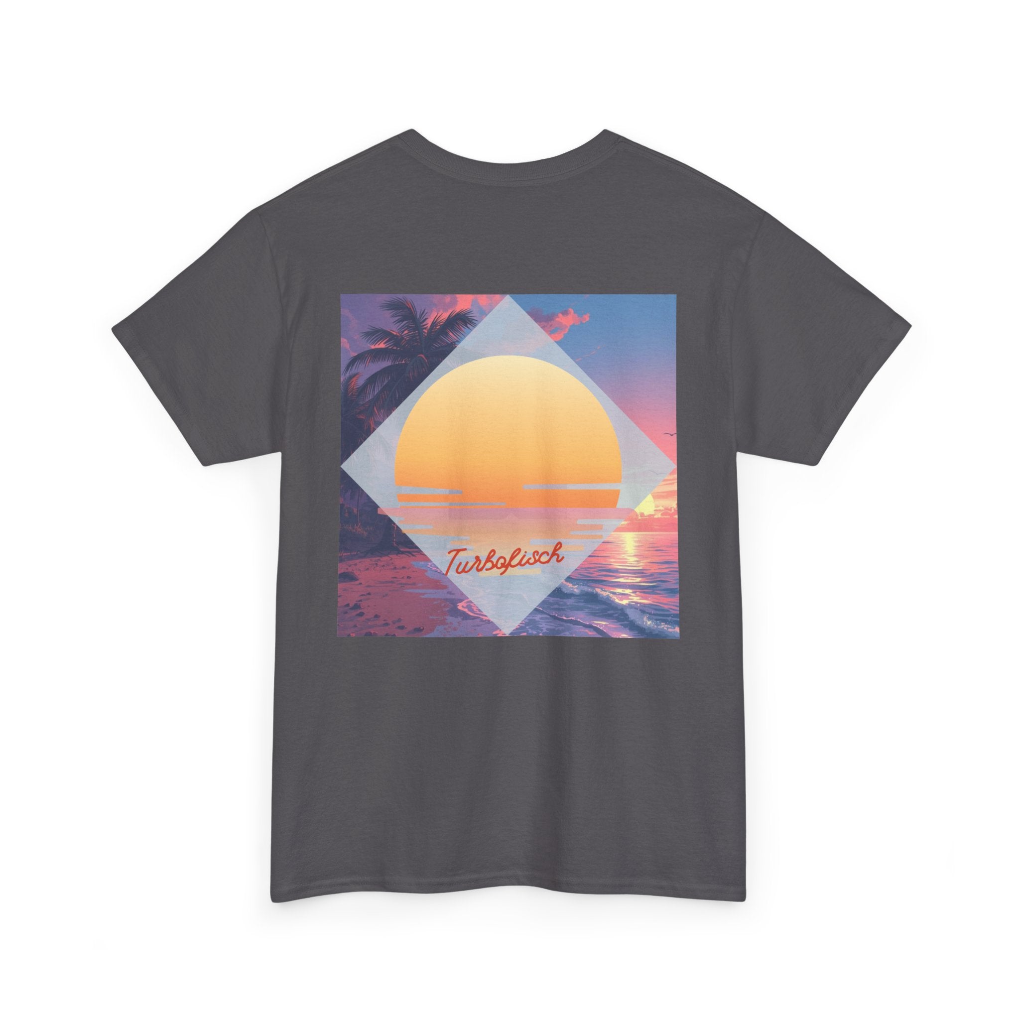Beach Cross- T-Shirt — Sunset Palm Arrow - Tee