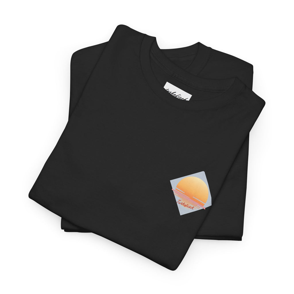 Beach Cross- T-Shirt — Sunset Palm Arrow - Tee