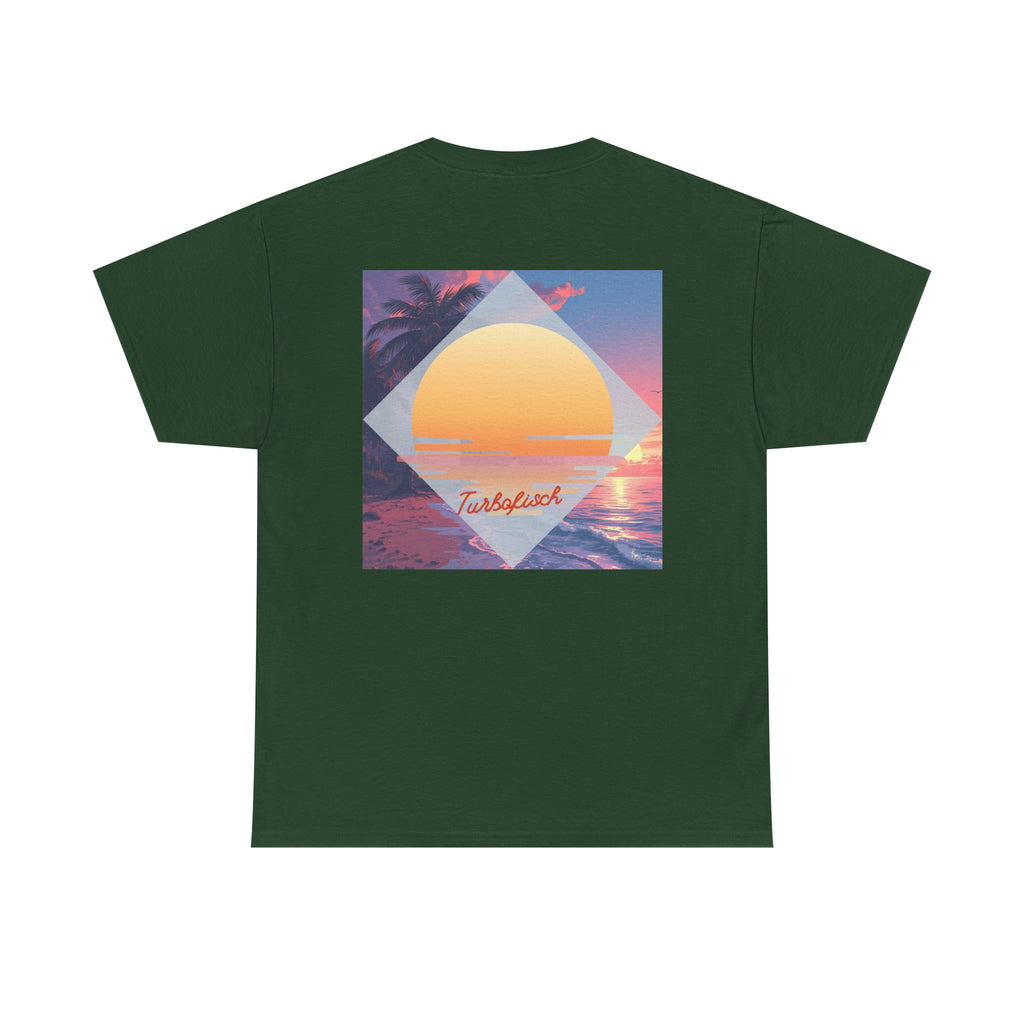 Beach Cross- T-Shirt — Sunset Palm Arrow - Tee