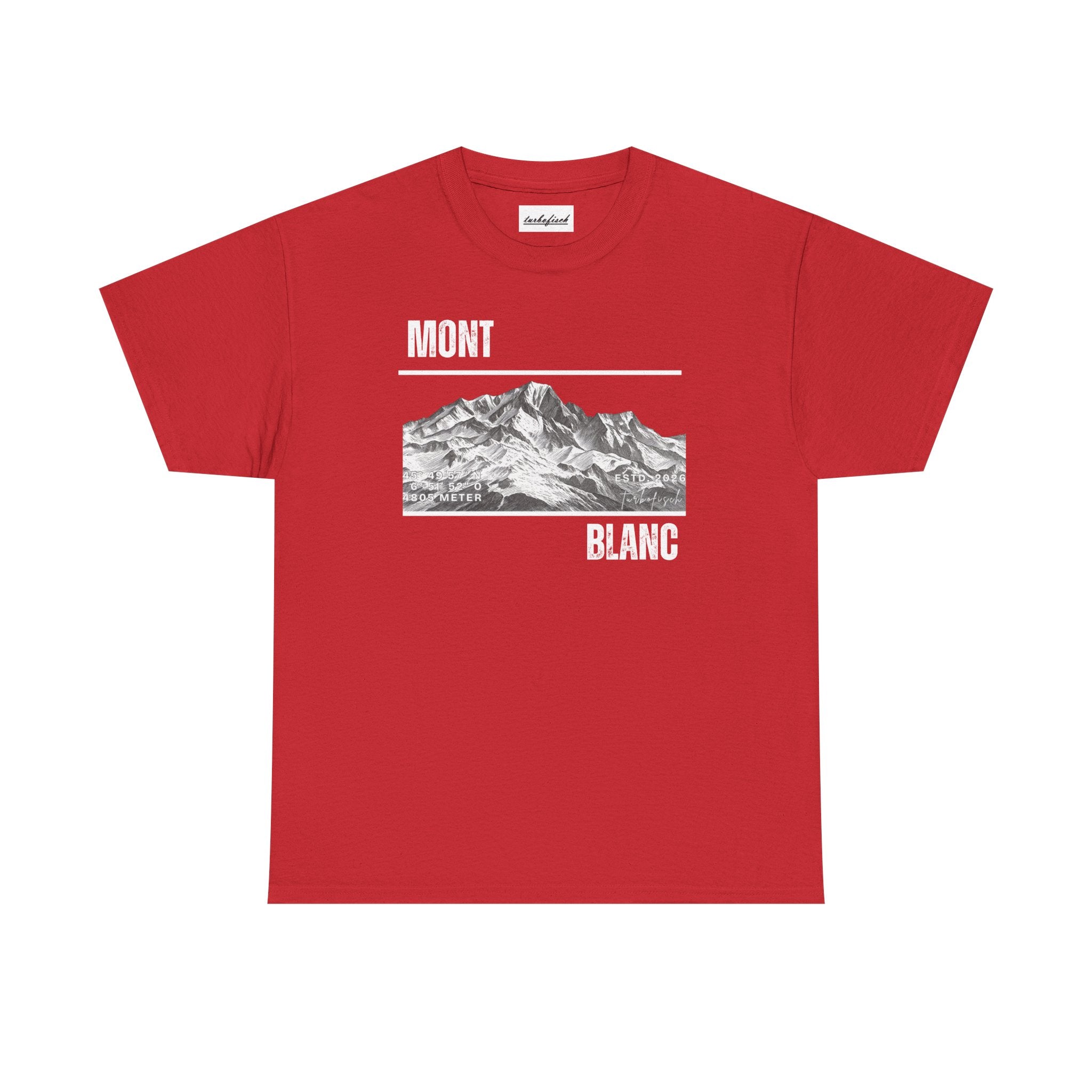 Mont Blanc Mountain Tee — Vintage- Hiking- Mountain- T-Shirt