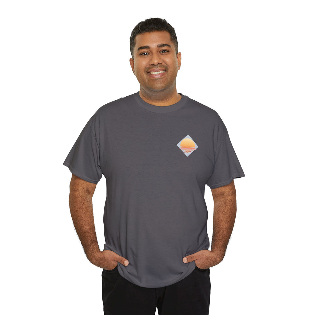 Beach Cross- T-Shirt — Sunset Palm Arrow - Tee