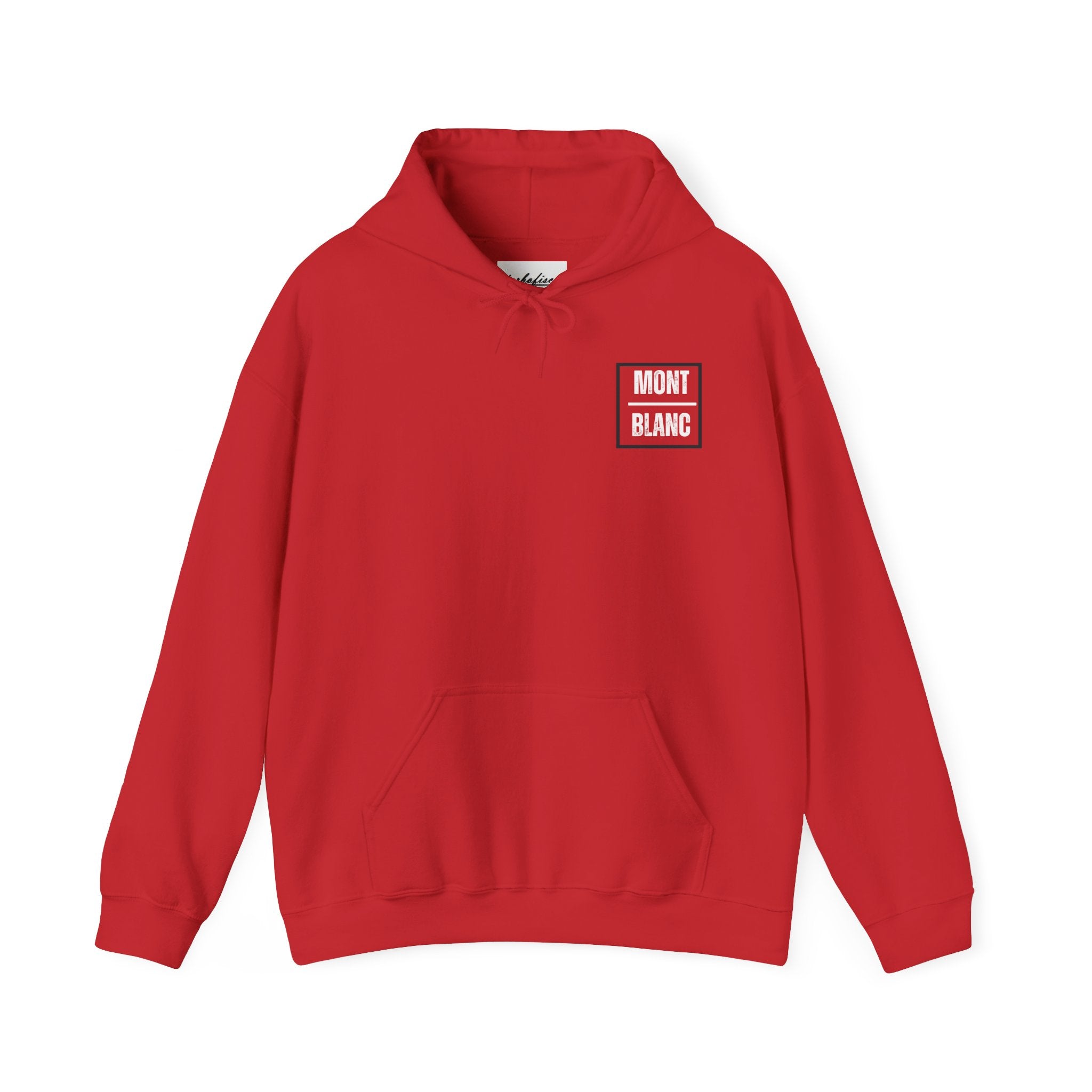 Mont Blanc Mountain Hoodie — Vintage Alpine Graphic Pullover