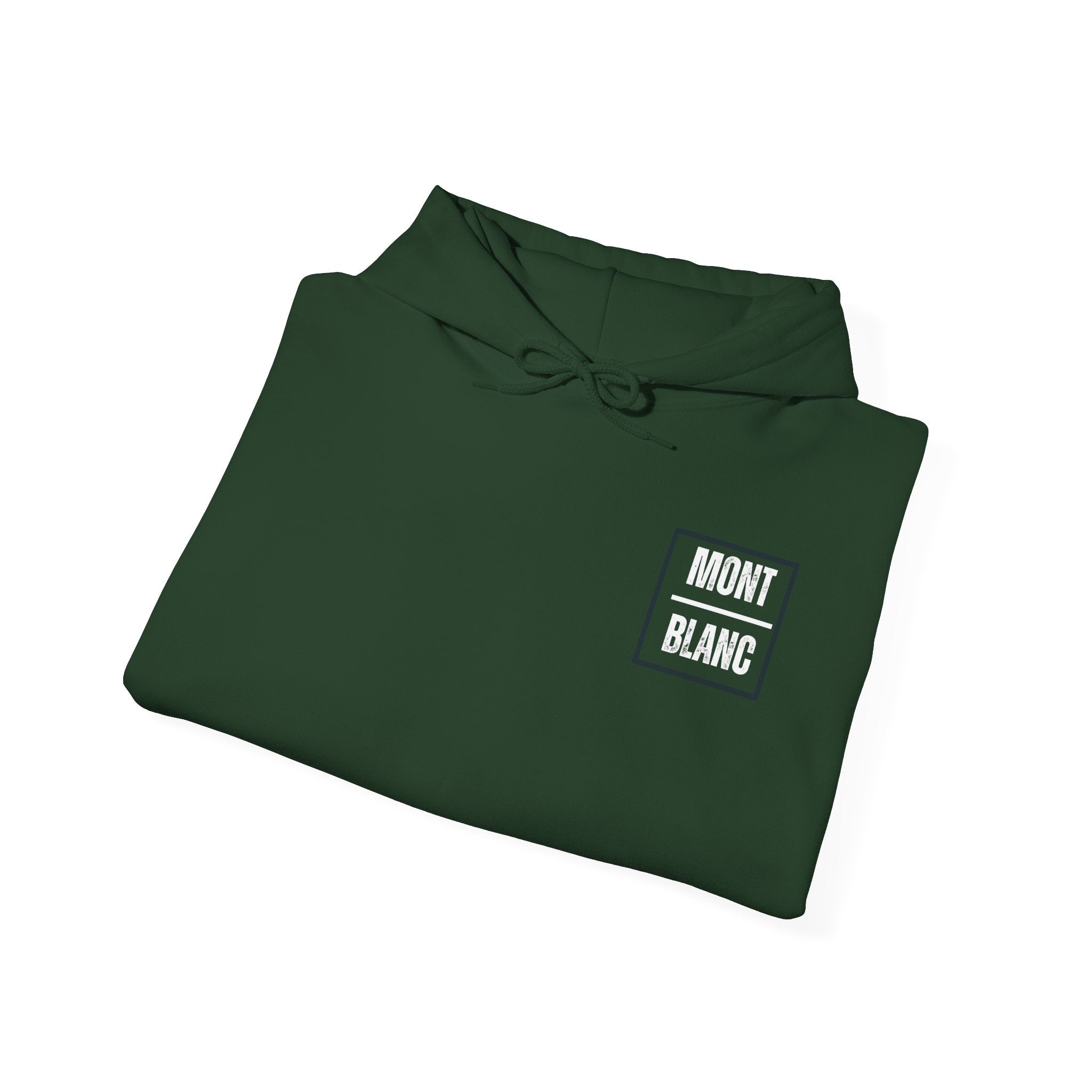 Mont Blanc Mountain Hoodie — Vintage Alpine Graphic Pullover