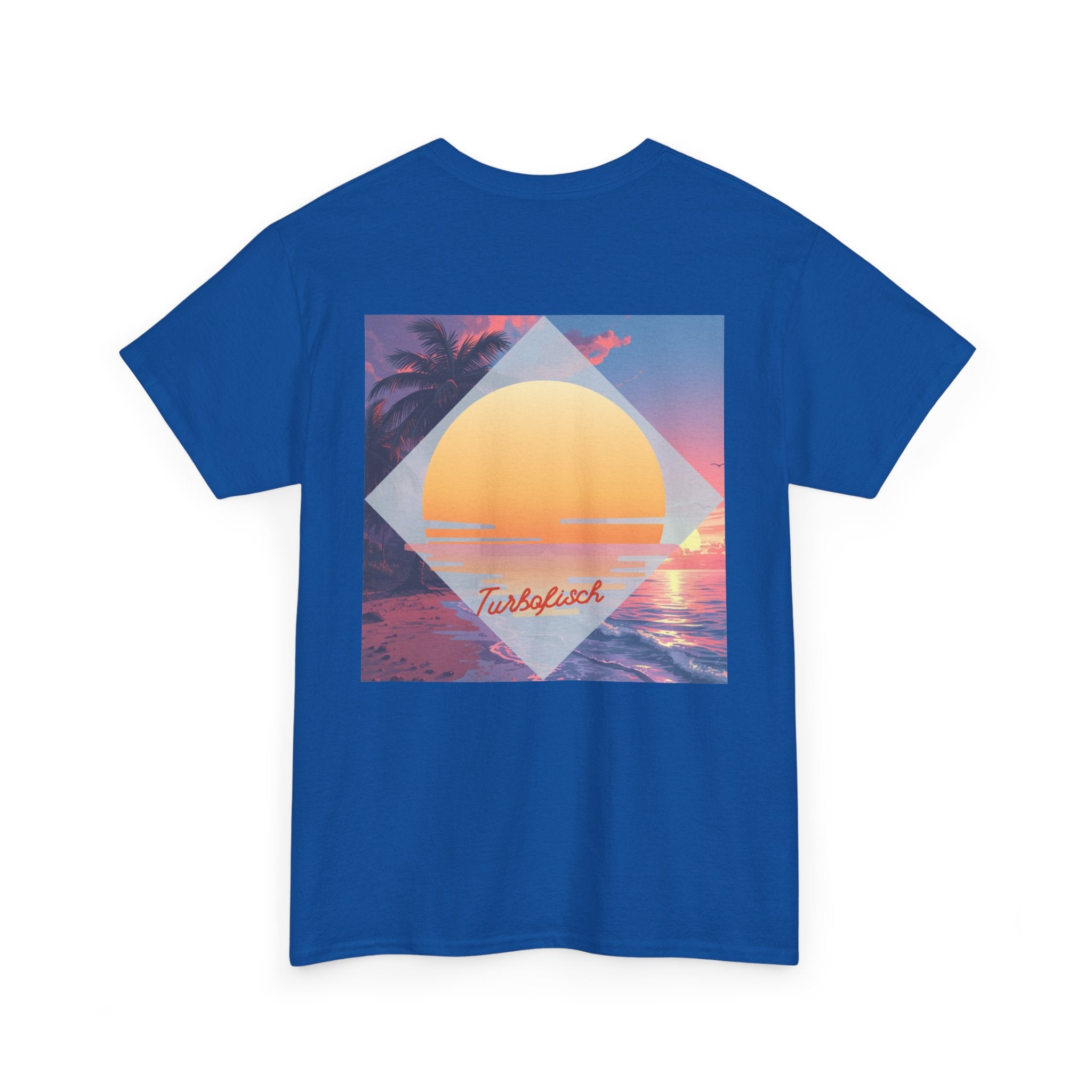 Beach Cross- T-Shirt — Sunset Palm Arrow - Tee