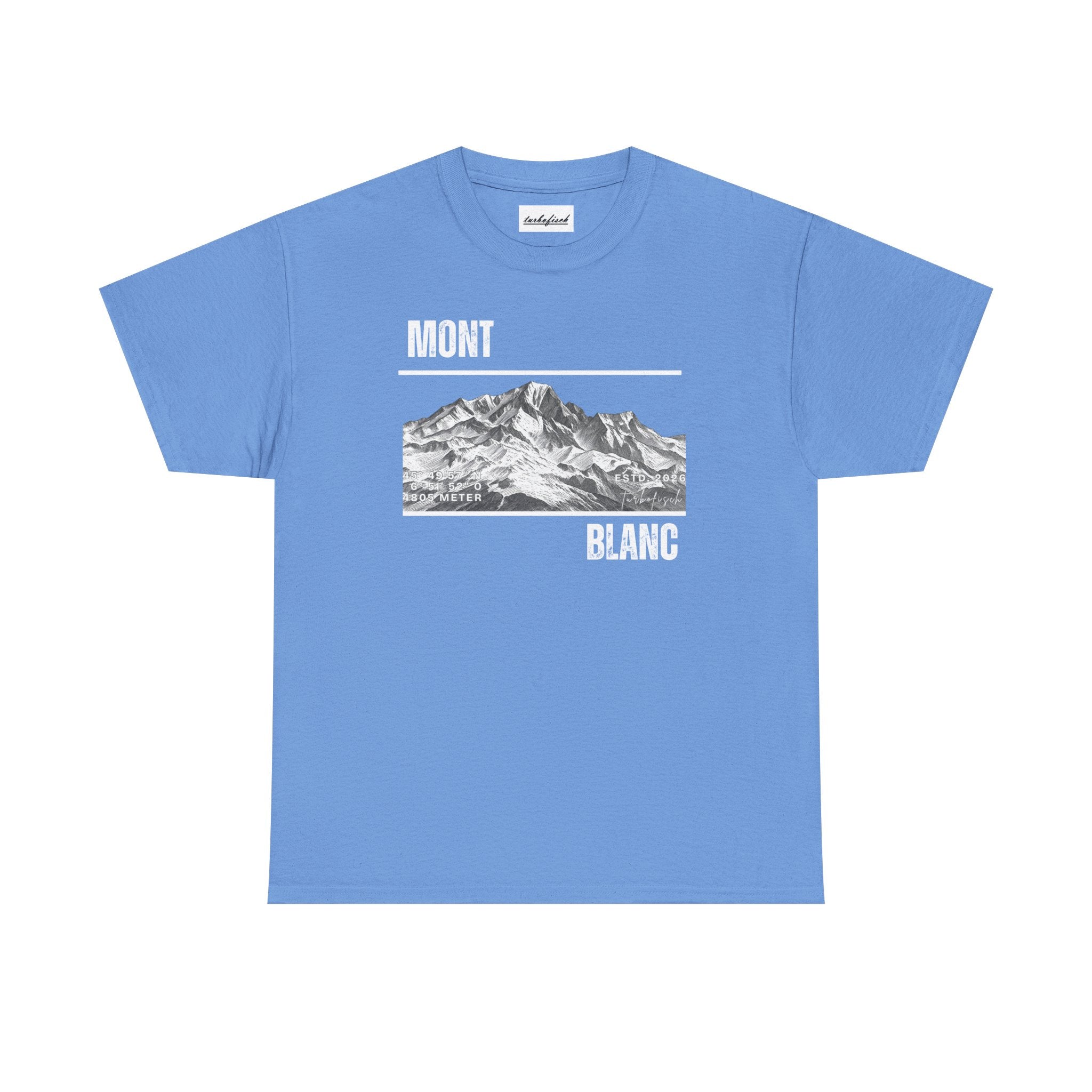 Mont Blanc Mountain Tee — Vintage- Hiking- Mountain- T-Shirt