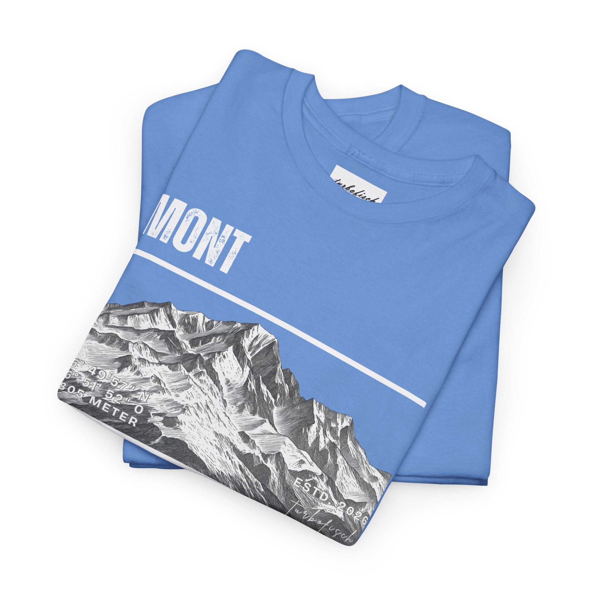 Mont Blanc Mountain Tee — Vintage- Hiking- Mountain- T-Shirt
