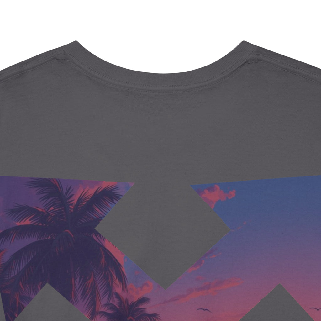 Beach Cross- T-Shirt — Sunset Palm Arrow - Tee