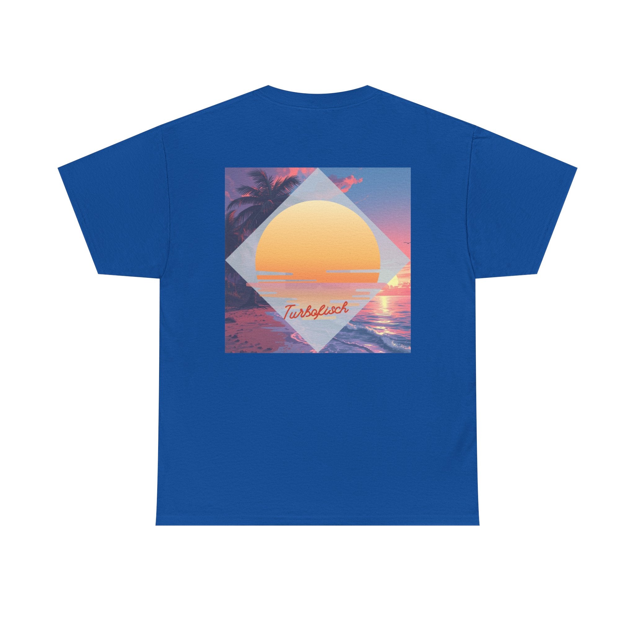 Beach Cross- T-Shirt — Sunset Palm Arrow - Tee