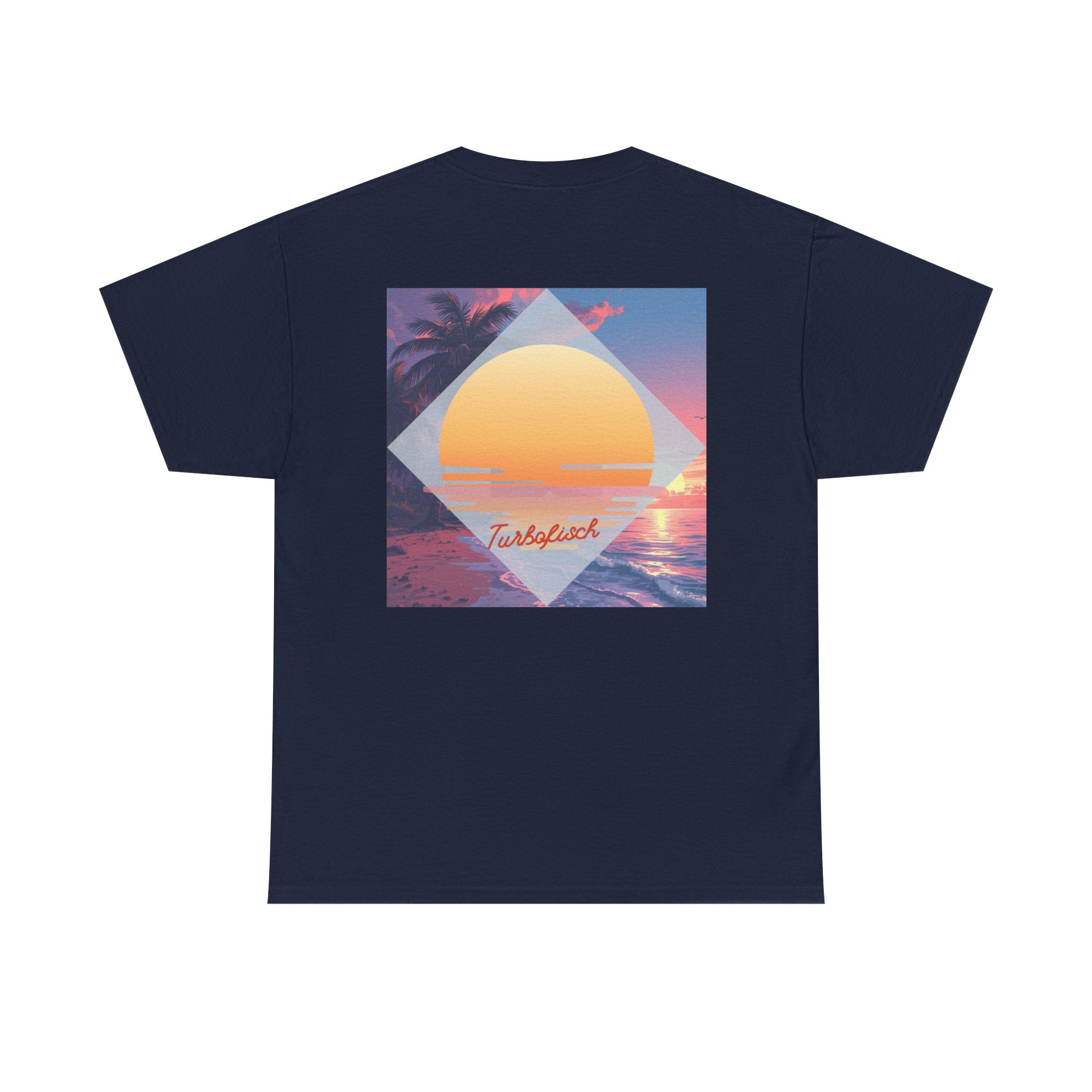 Beach Cross- T-Shirt — Sunset Palm Arrow - Tee
