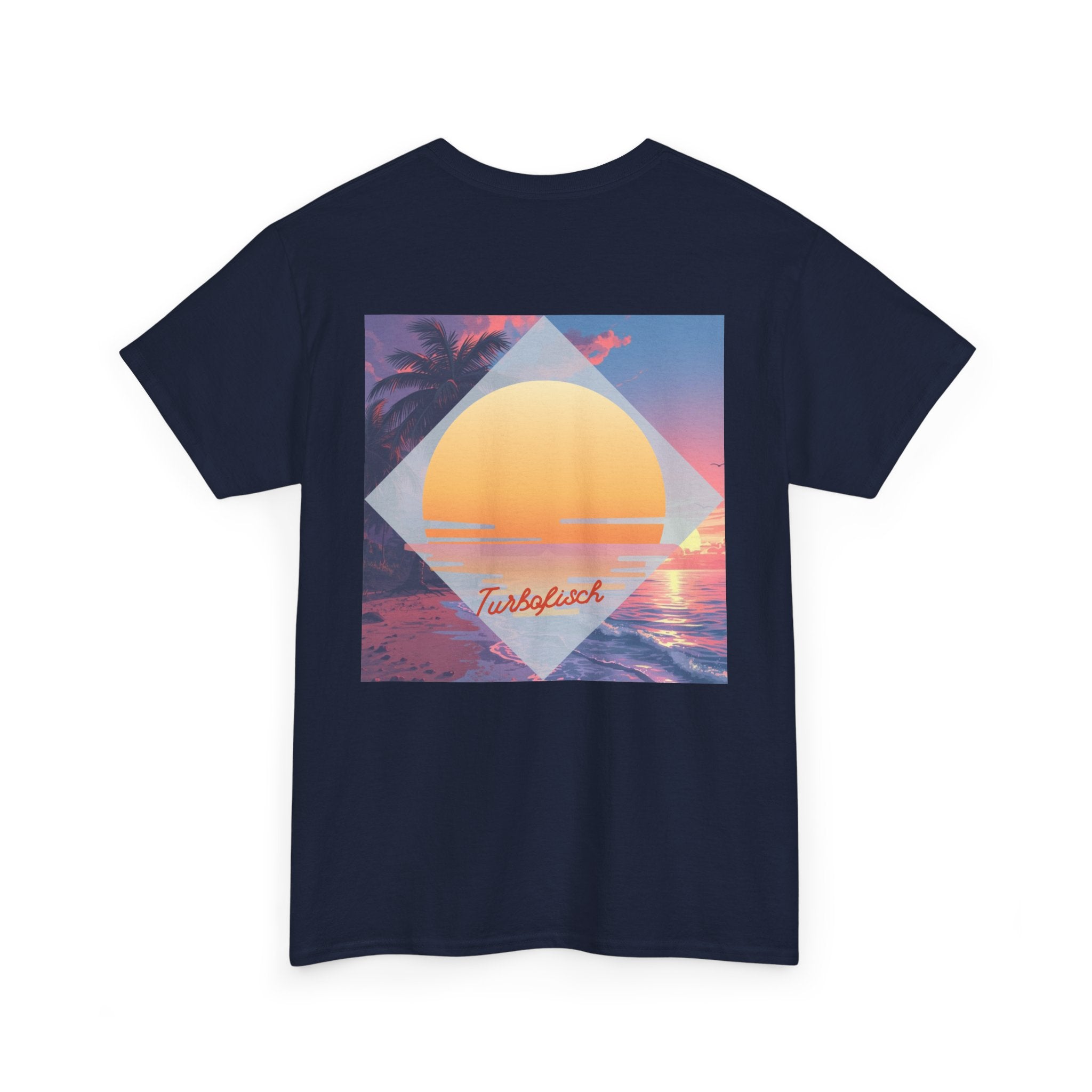 Beach Cross- T-Shirt — Sunset Palm Arrow - Tee