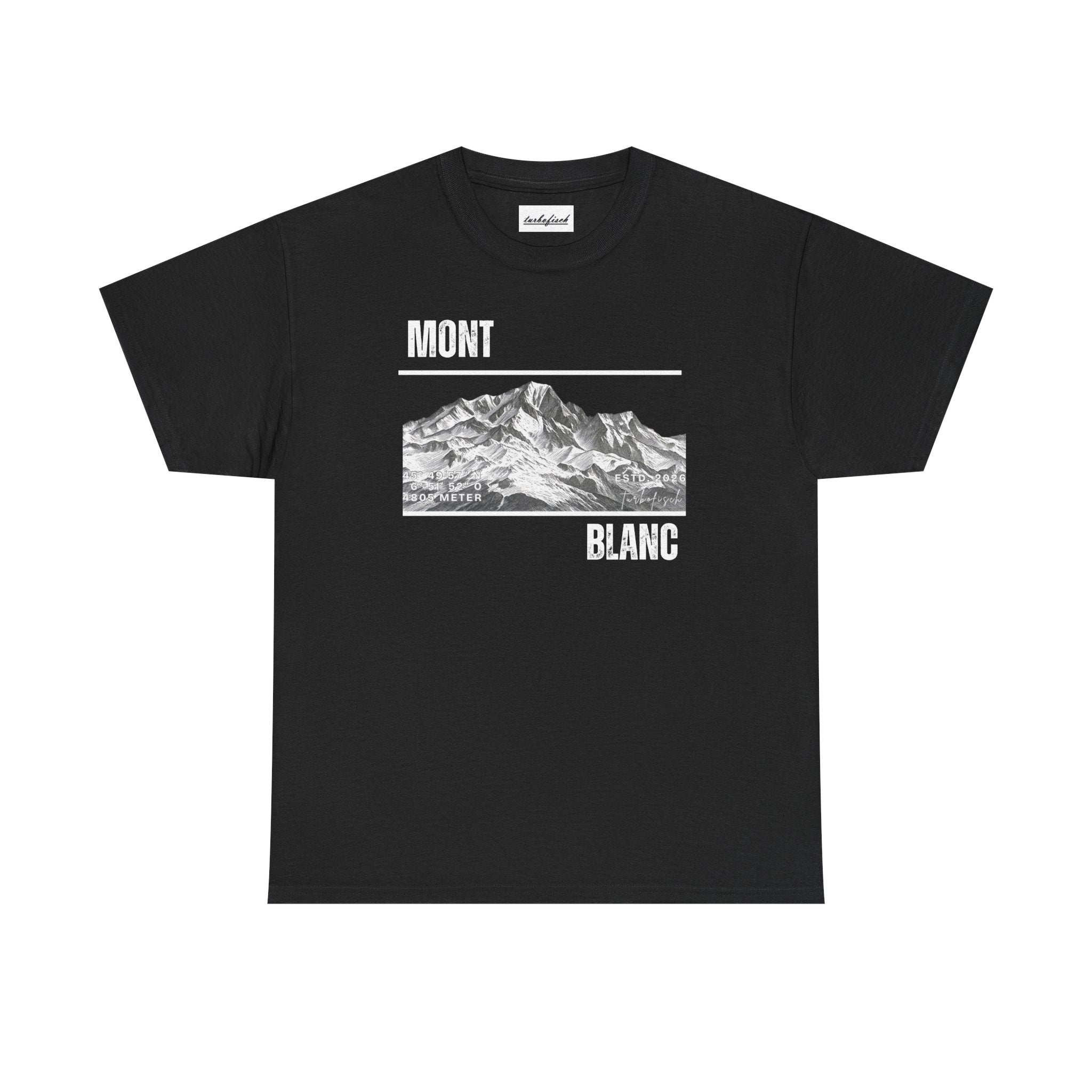 Mont Blanc Mountain Tee — Vintage- Hiking- Mountain- T-Shirt