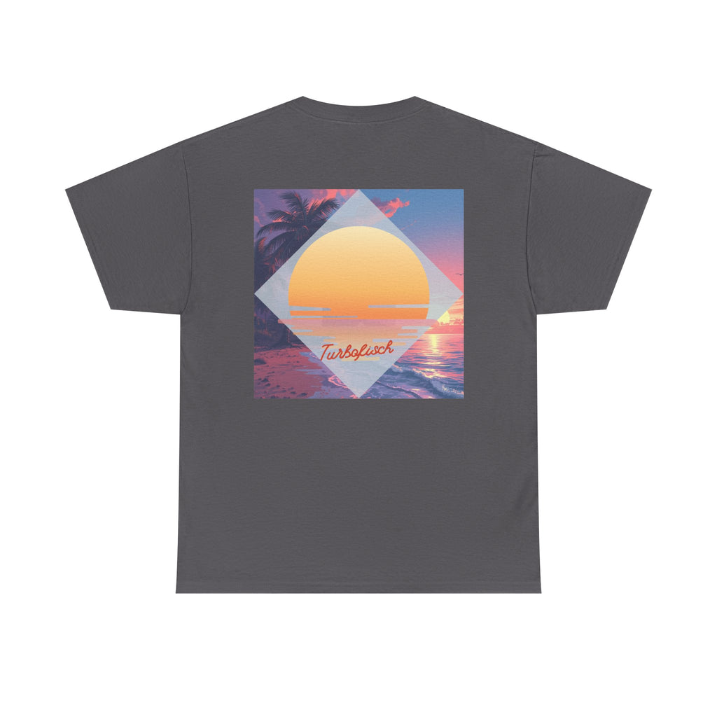 Beach Cross- T-Shirt — Sunset Palm Arrow - Tee
