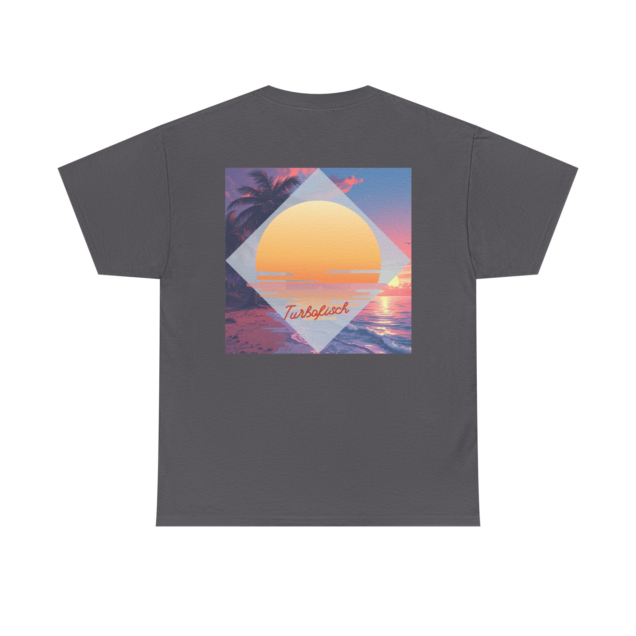 Beach Cross- T-Shirt — Sunset Palm Arrow - Tee