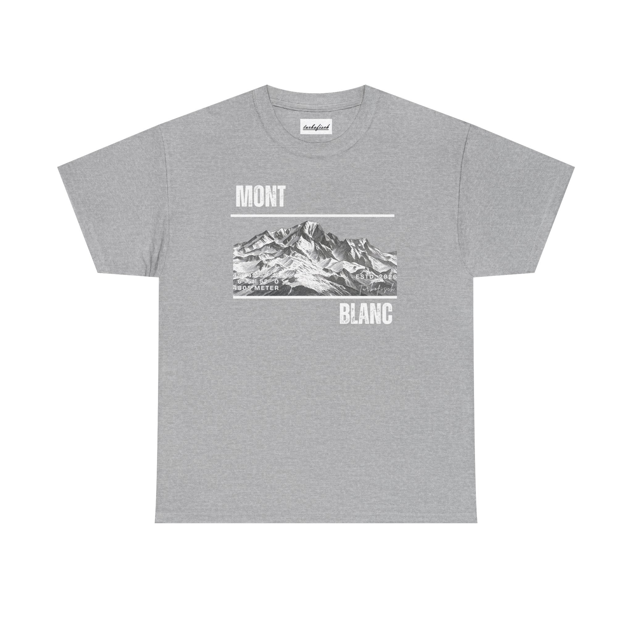 Mont Blanc Mountain Tee — Vintage- Hiking- Mountain- T-Shirt