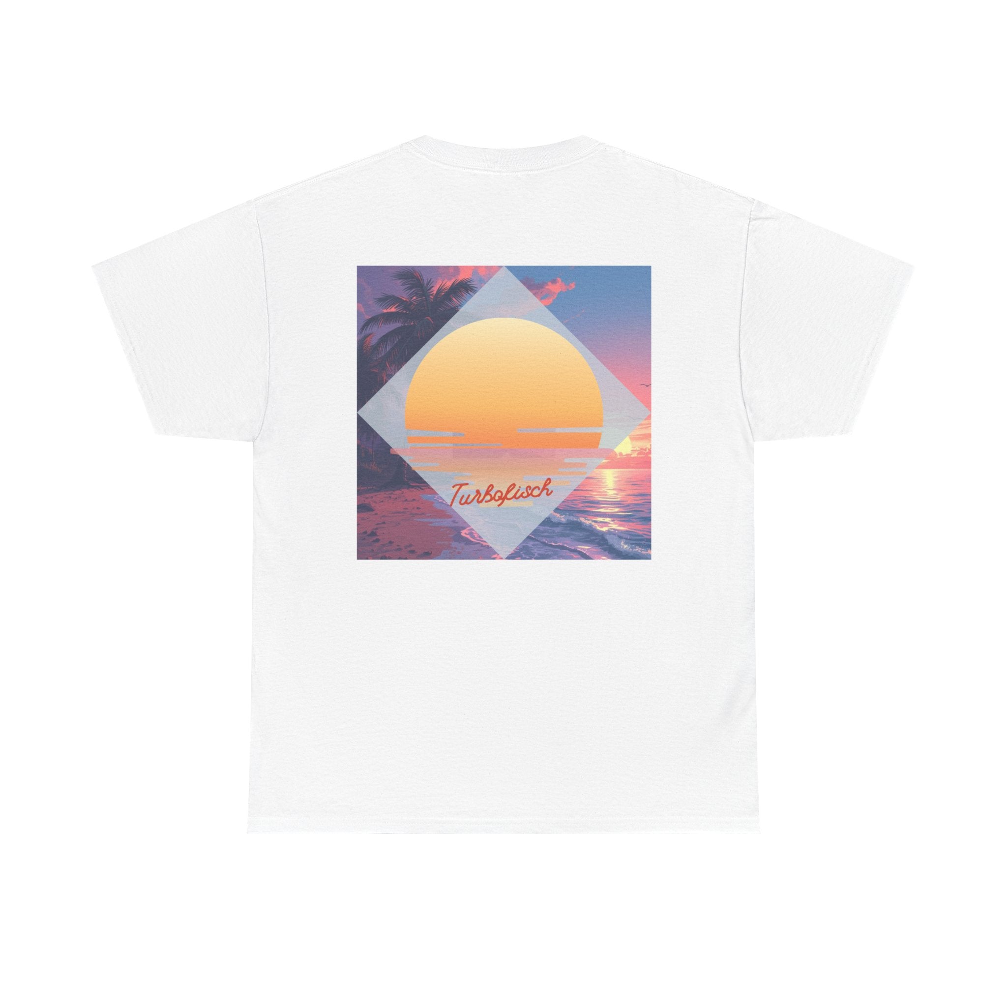 Beach Cross- T-Shirt — Sunset Palm Arrow - Tee