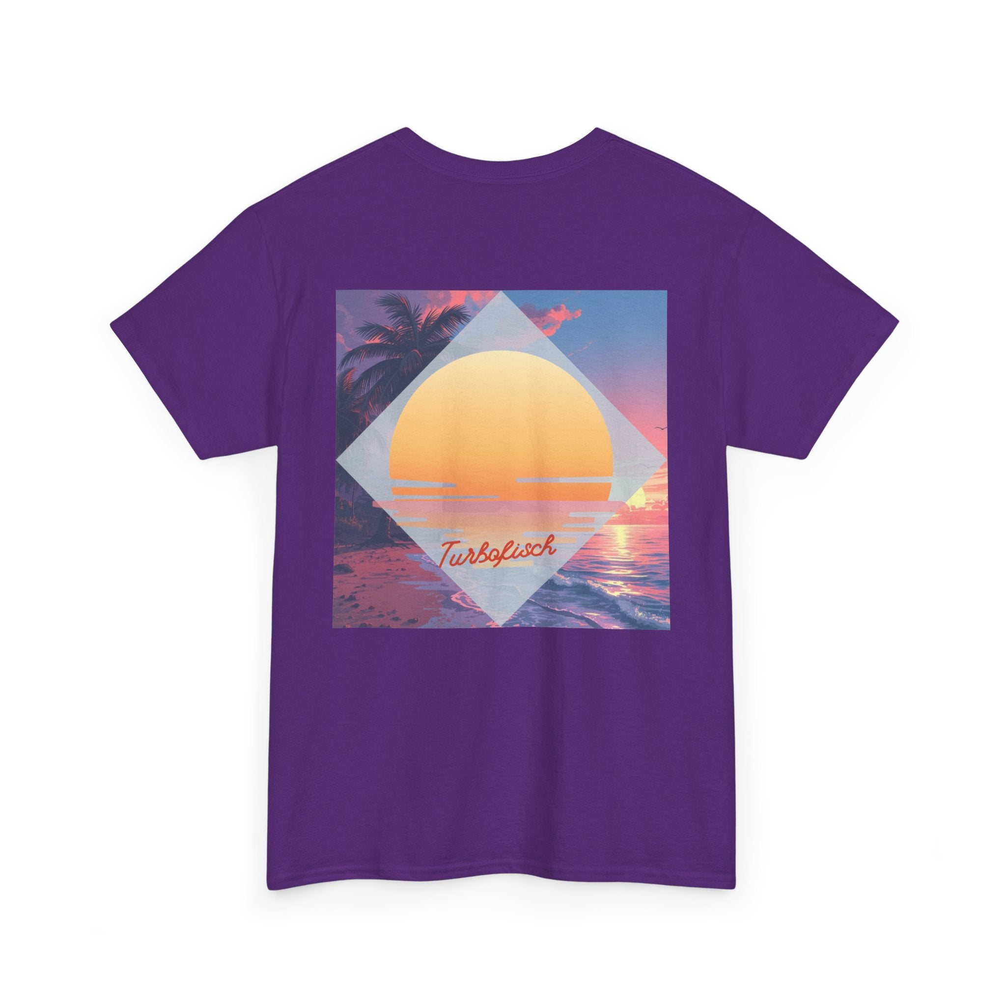 Beach Cross- T-Shirt — Sunset Palm Arrow - Tee