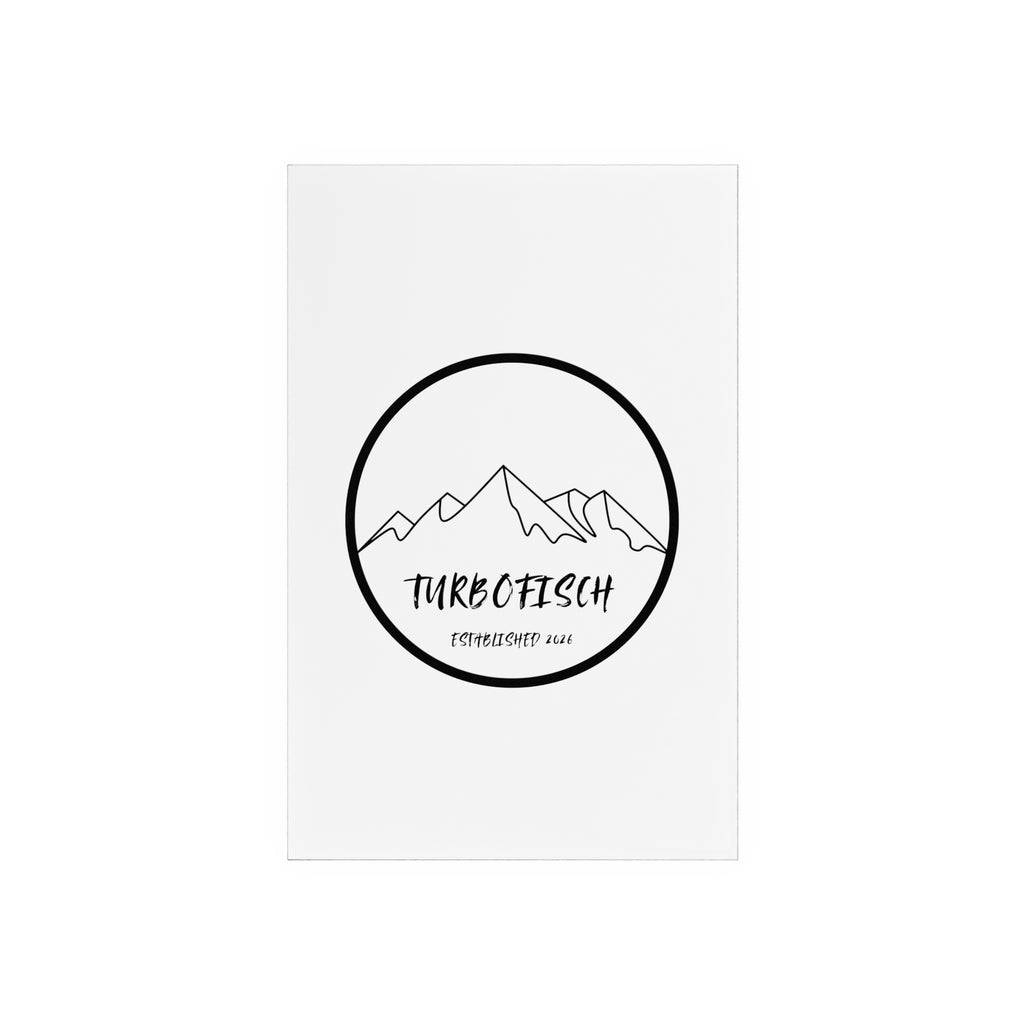 Acrylic Sign with Wooden Stand