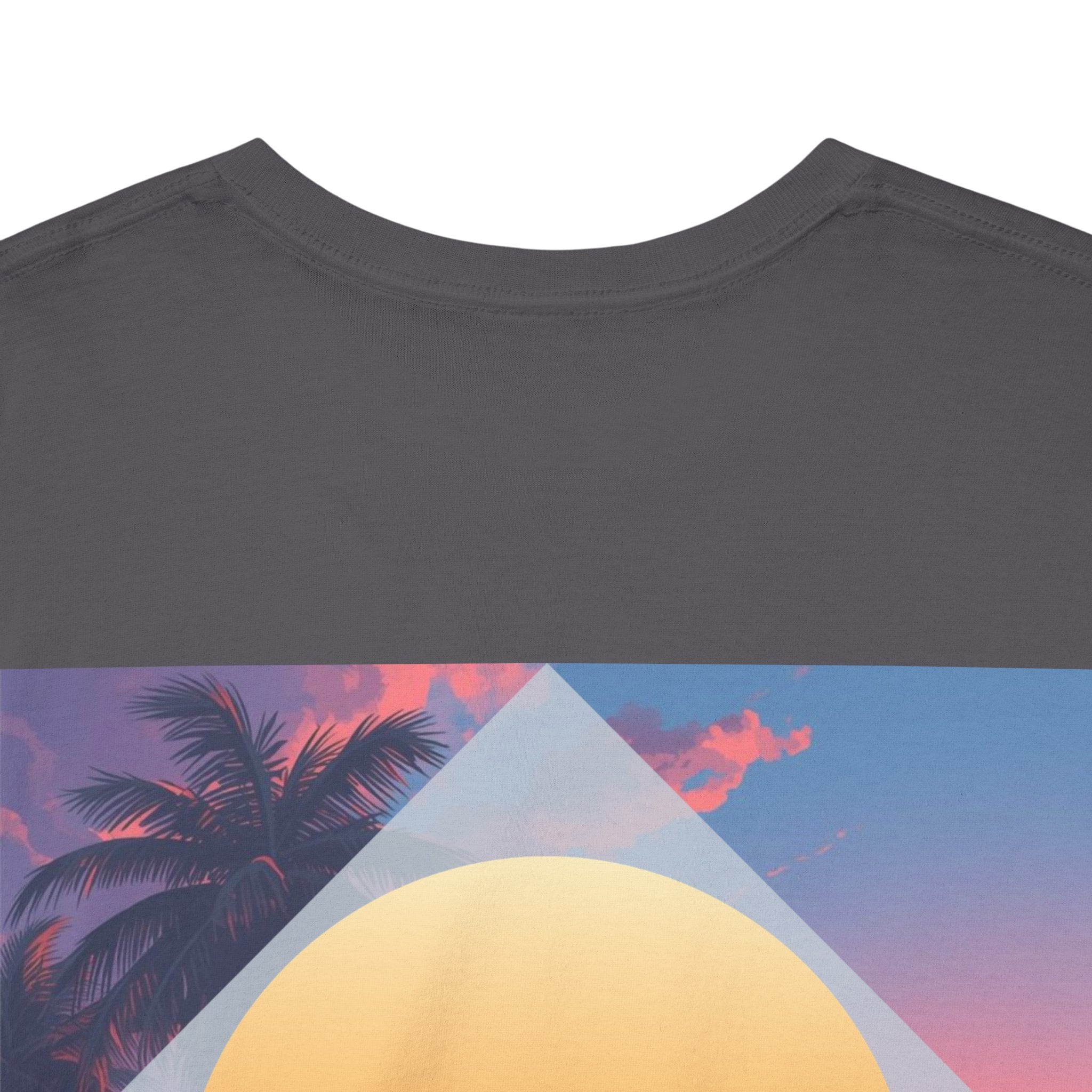 Beach Cross- T-Shirt — Sunset Palm Arrow - Tee
