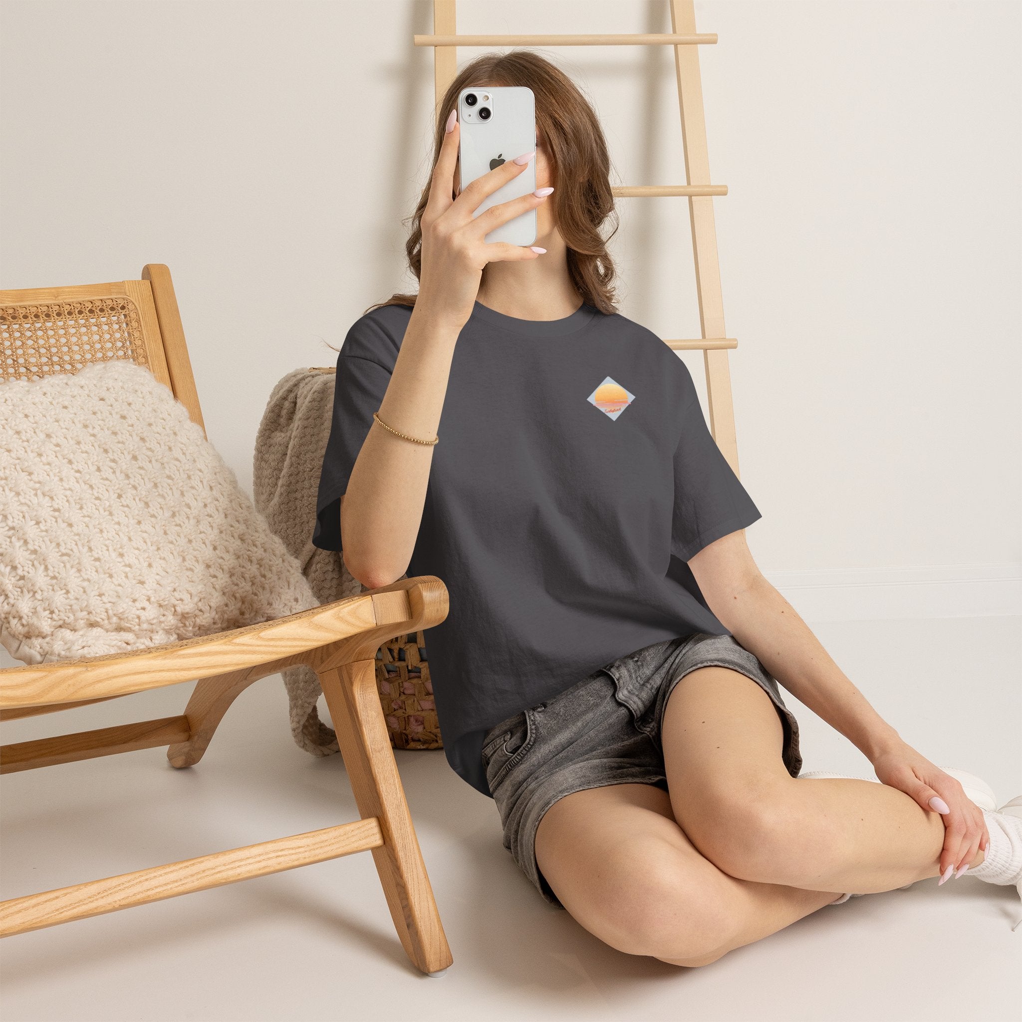 Beach Cross- T-Shirt — Sunset Palm Arrow - Tee