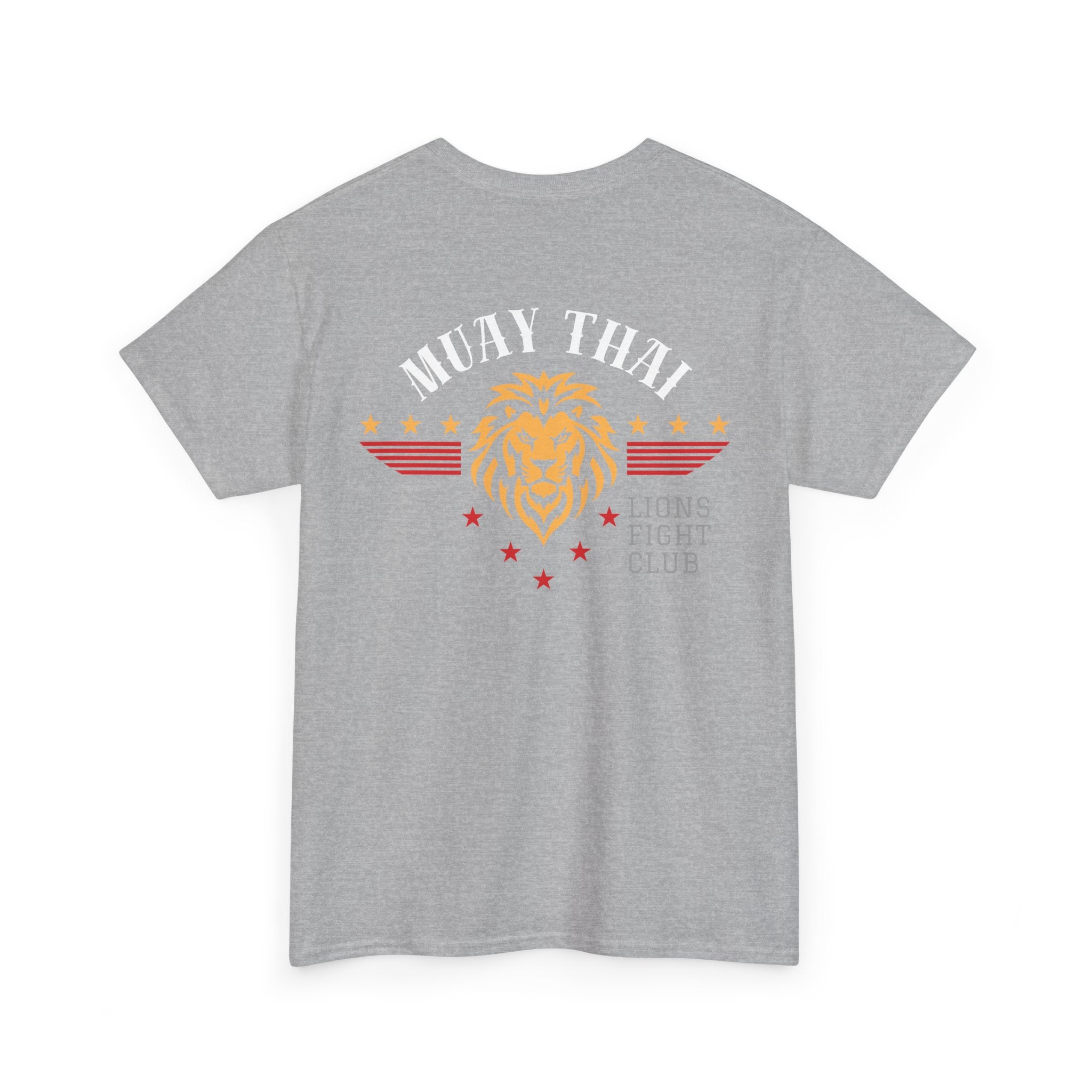 Lions Fight Club Tee — Vintage- Lion- Muay Thai- Back Print