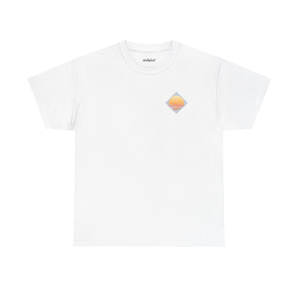 Beach Cross- T-Shirt — Sunset Palm Arrow - Tee