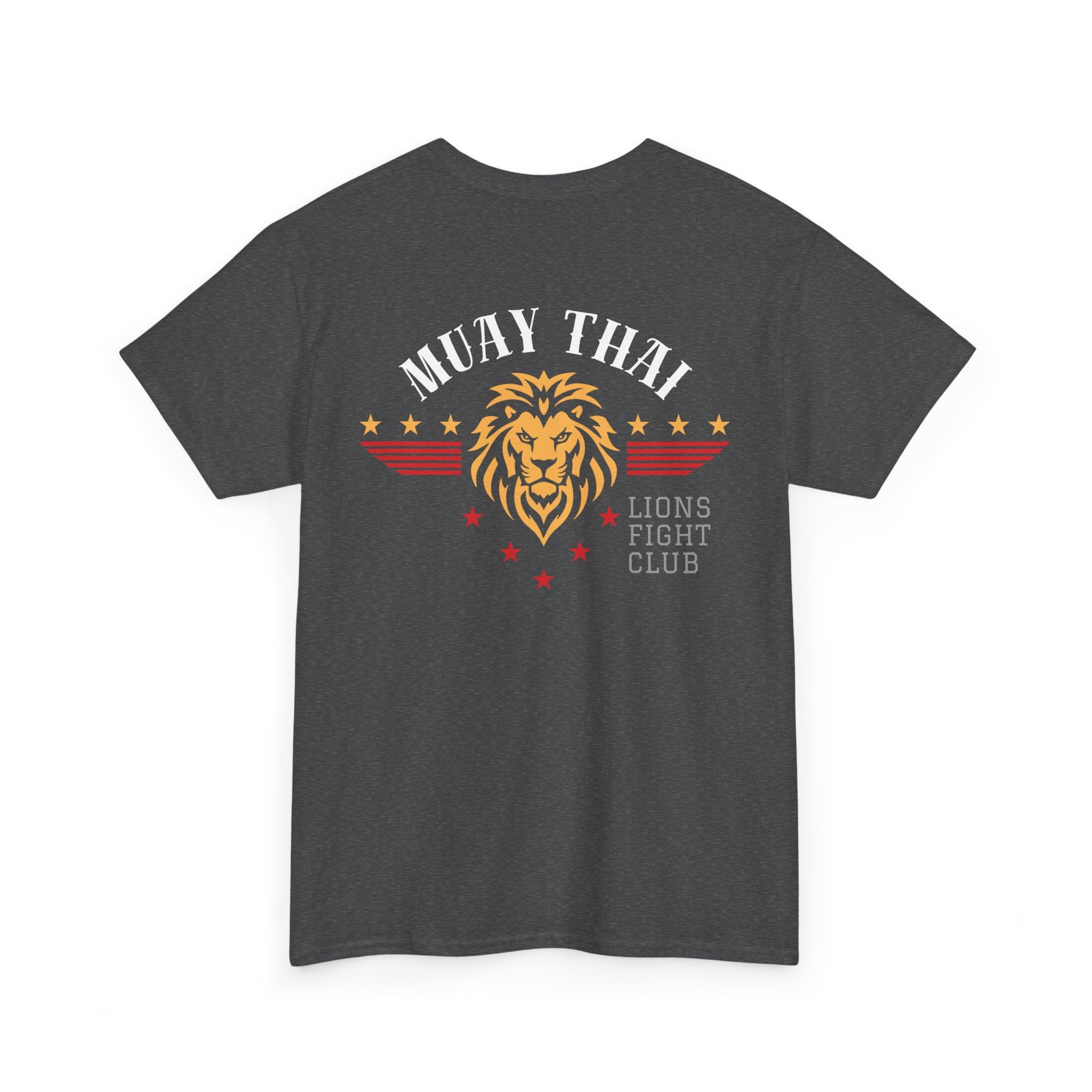 Lions Fight Club Tee — Vintage- Lion- Muay Thai- Back Print