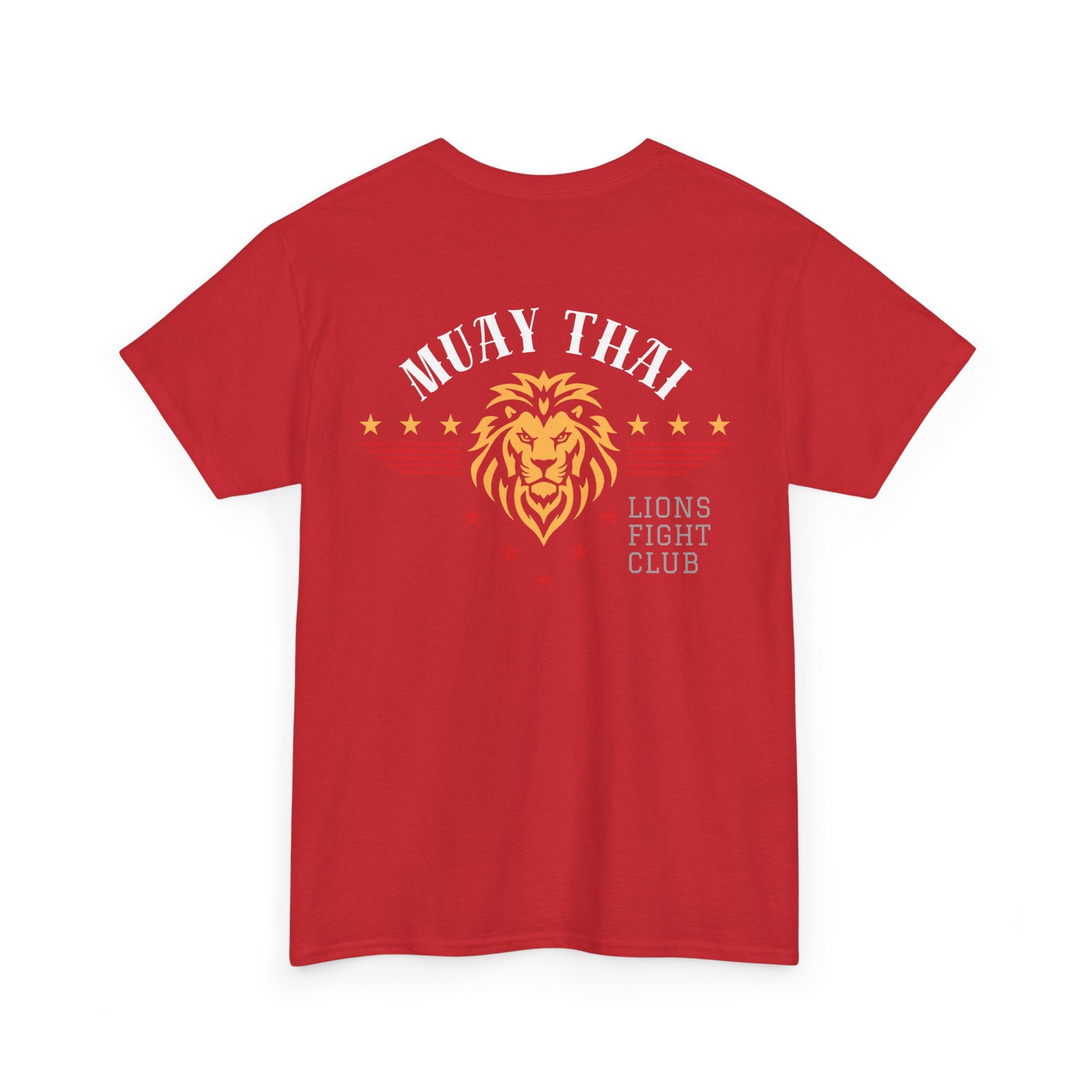 Lions Fight Club Tee — Vintage- Lion- Muay Thai- Back Print
