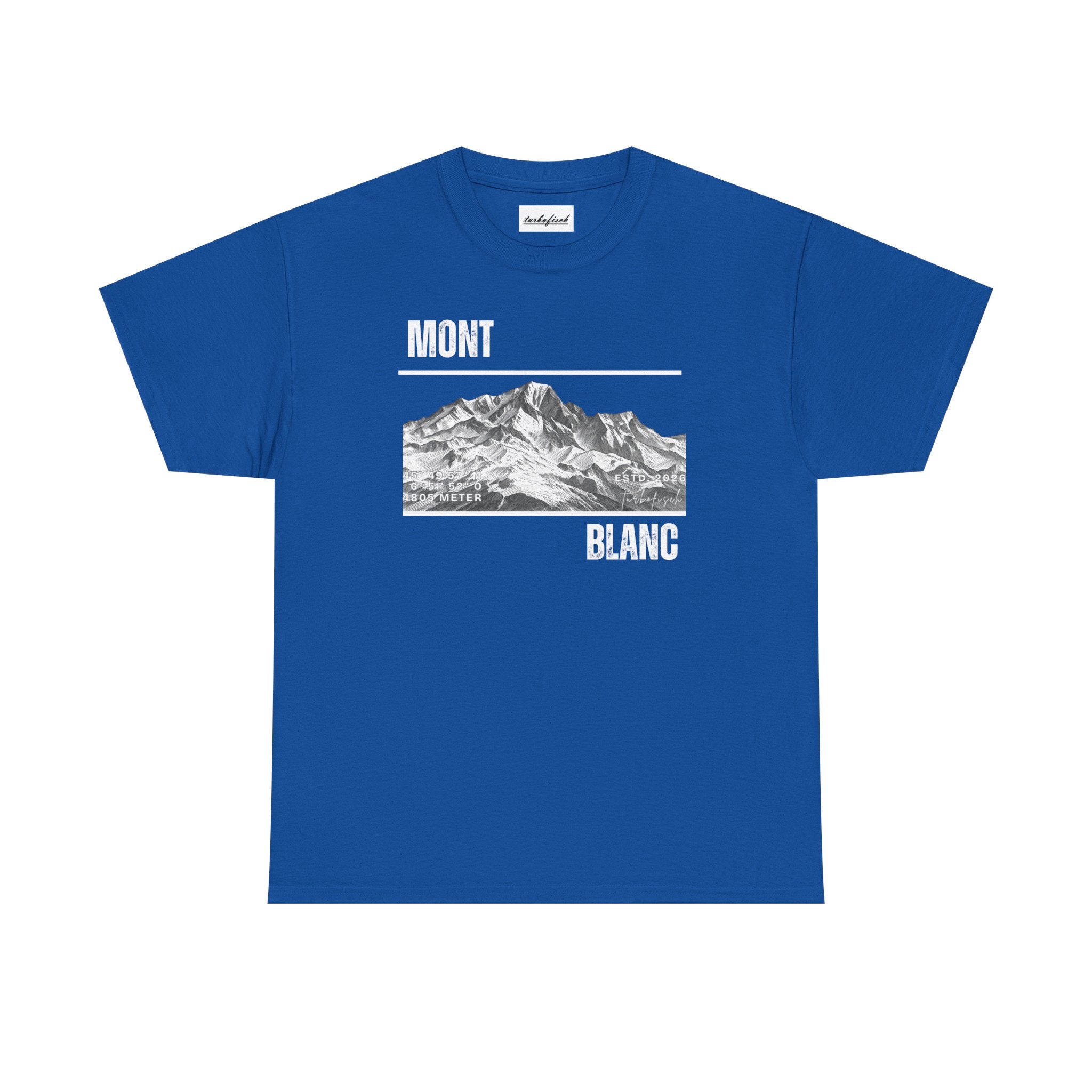 Mont Blanc Mountain Tee — Vintage- Hiking- Mountain- T-Shirt