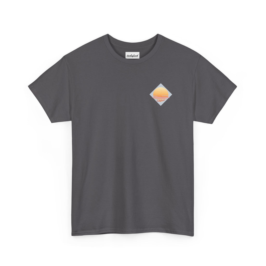 Beach Cross- T-Shirt — Sunset Palm Arrow - Tee