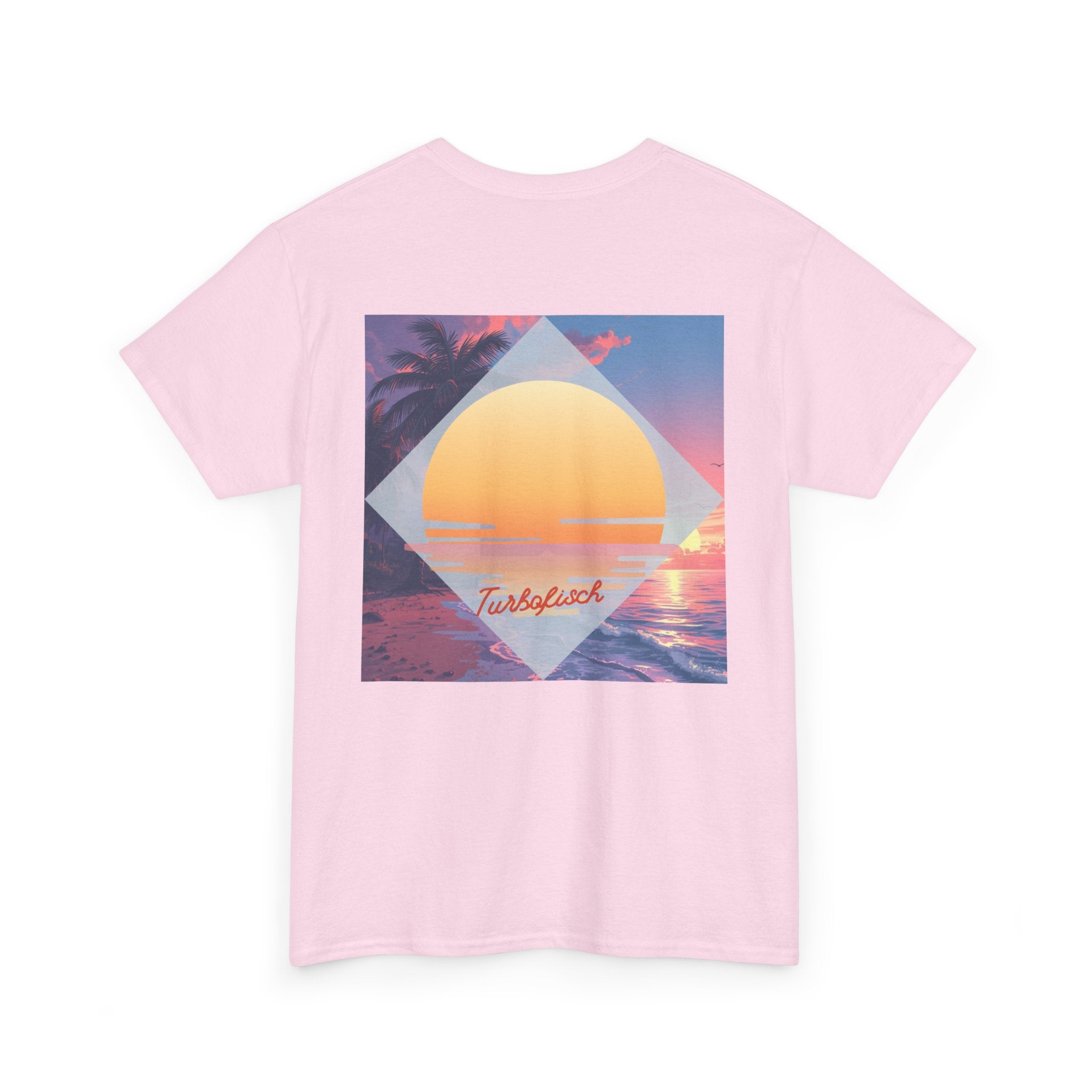 Beach Cross- T-Shirt — Sunset Palm Arrow - Tee